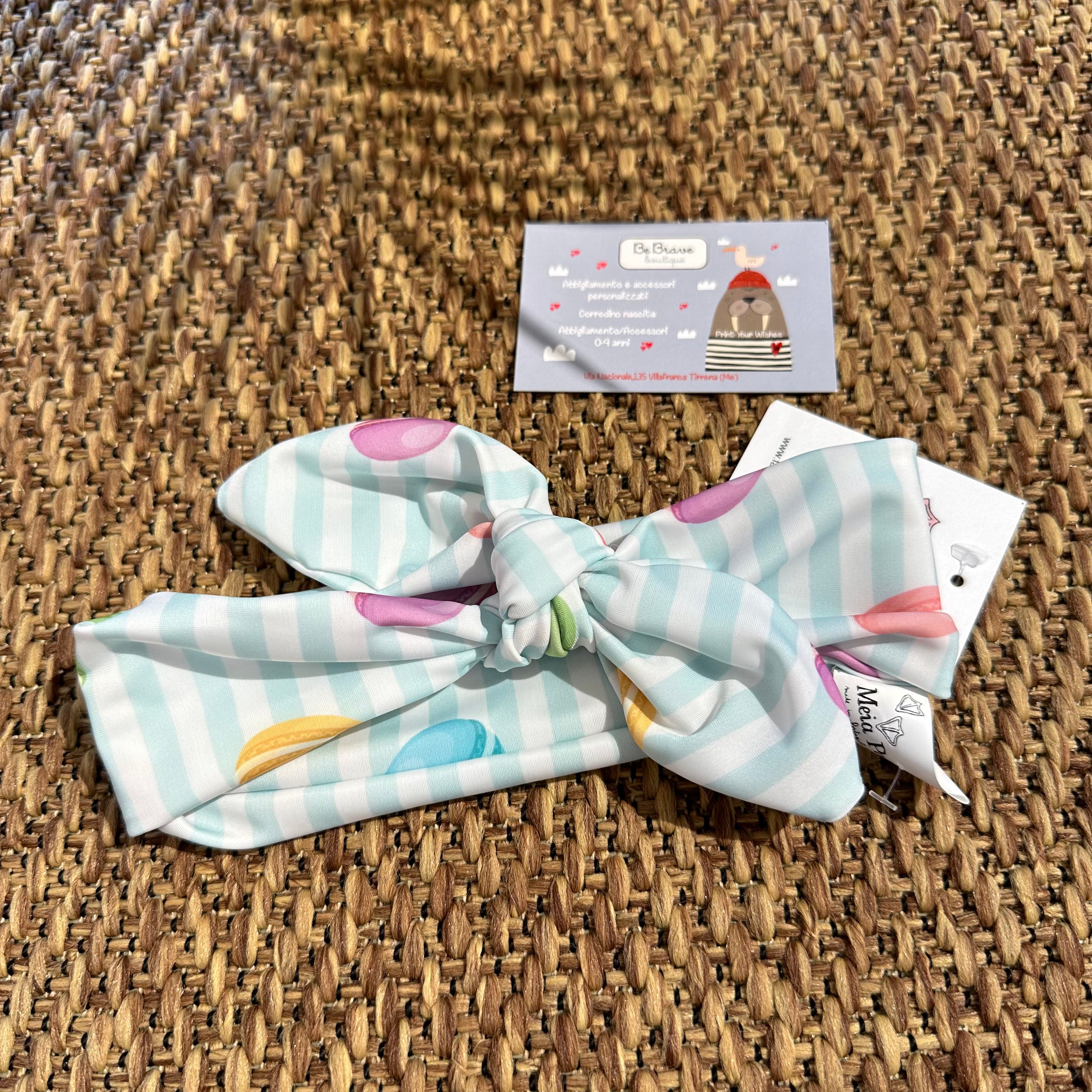 Fascia per capelli mare Macarons - Be Brave Boutique