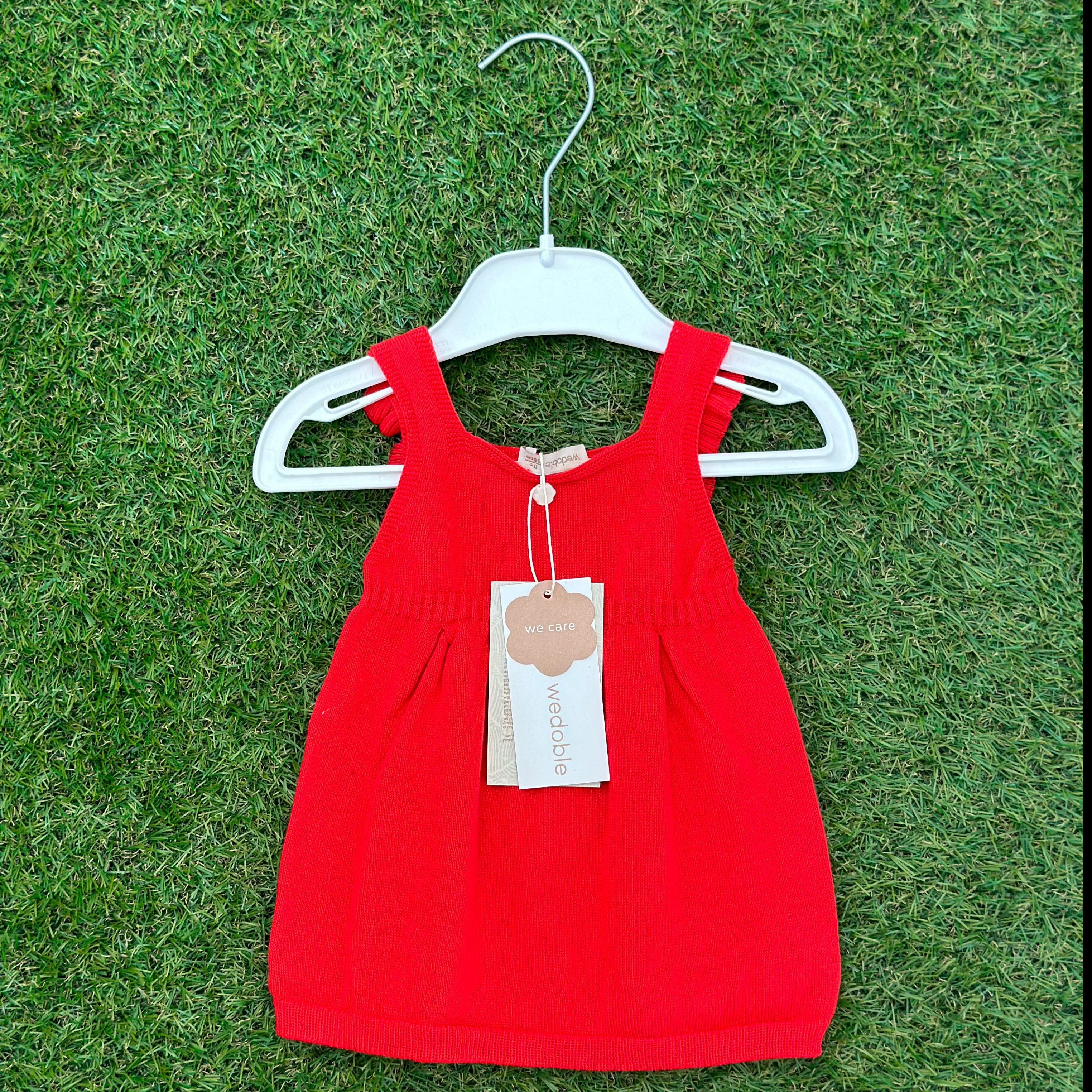 Abito in maglia fine Rosso - Be Brave Boutique