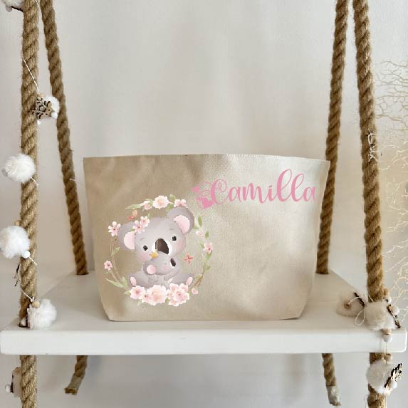 Porta pannolini/cremine da fasciatoio personalizzabile - Be Brave Boutique