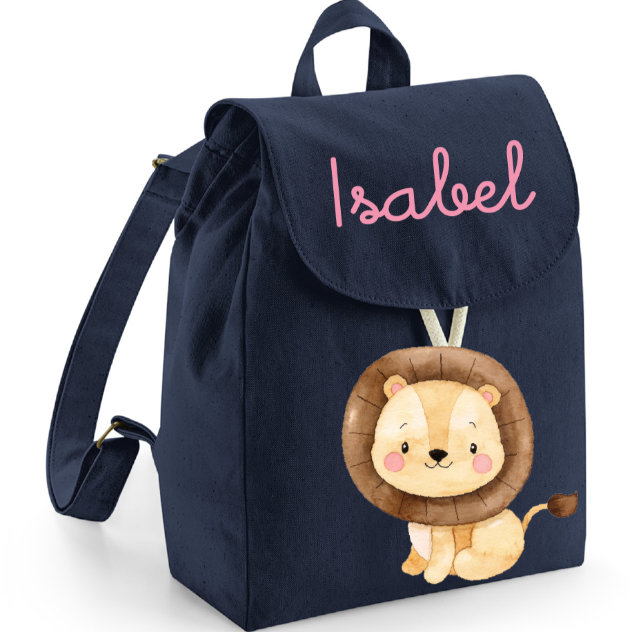 Mini Zaino in cotone Leone Cucciolo - Be Brave Boutique