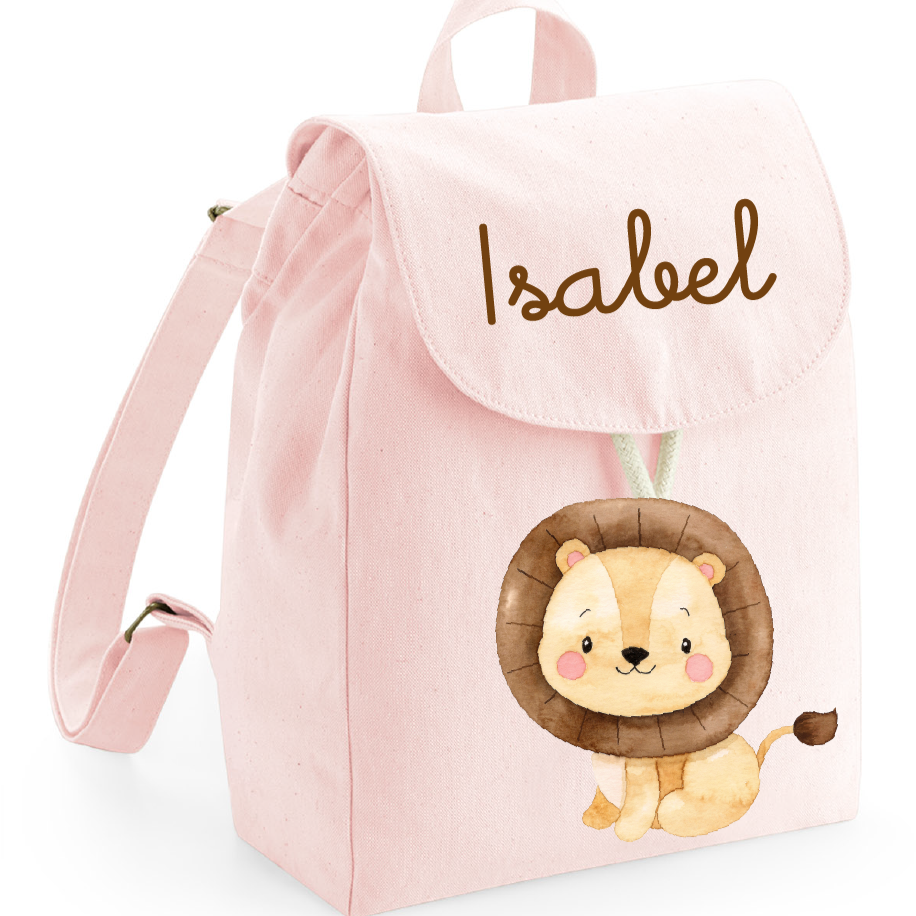 Mini Zaino in cotone Leone Cucciolo - Be Brave Boutique