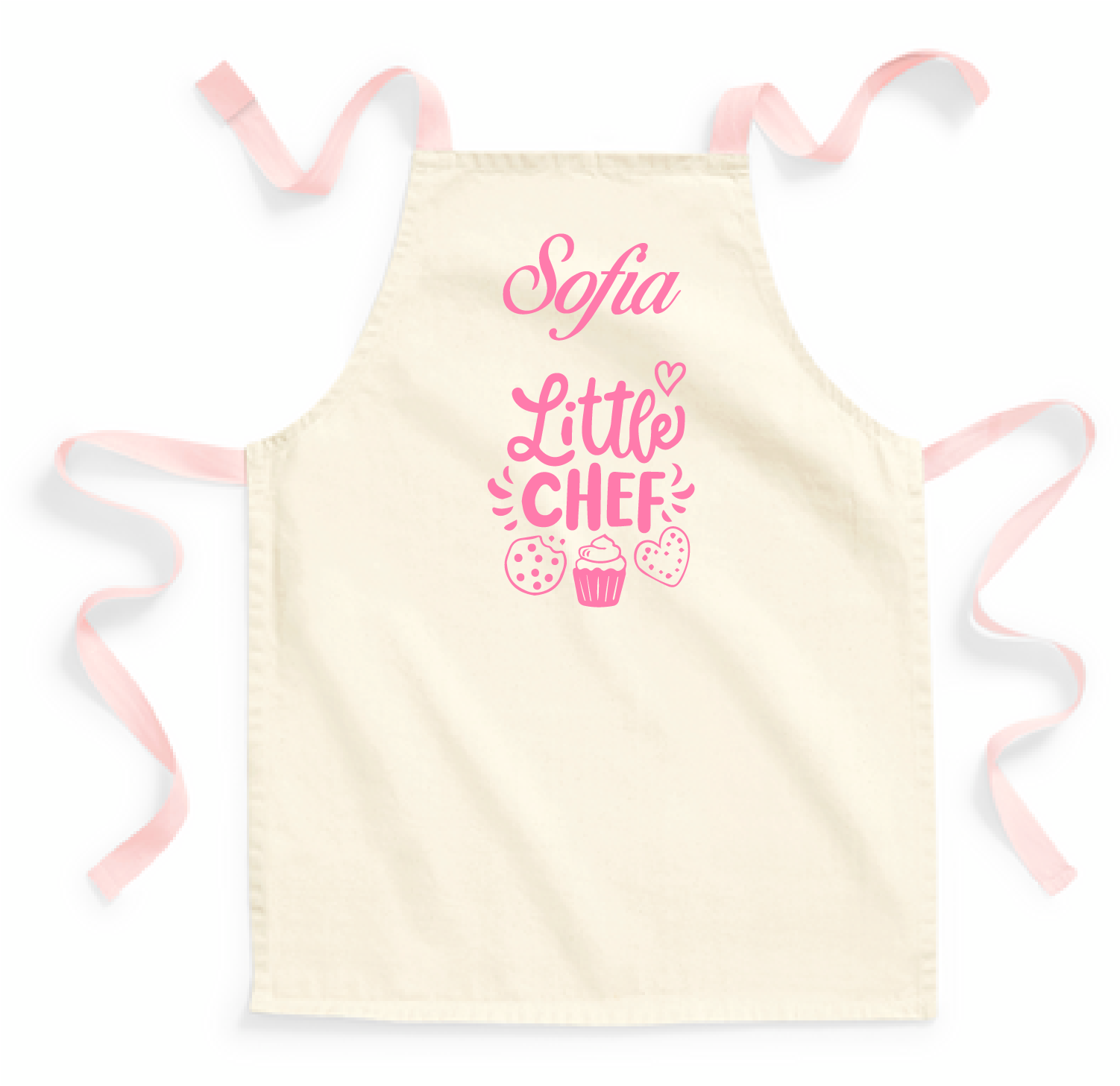 Grembiule Little chef n 100% cotone Personalizzabile Bambini - Be Brave Boutique