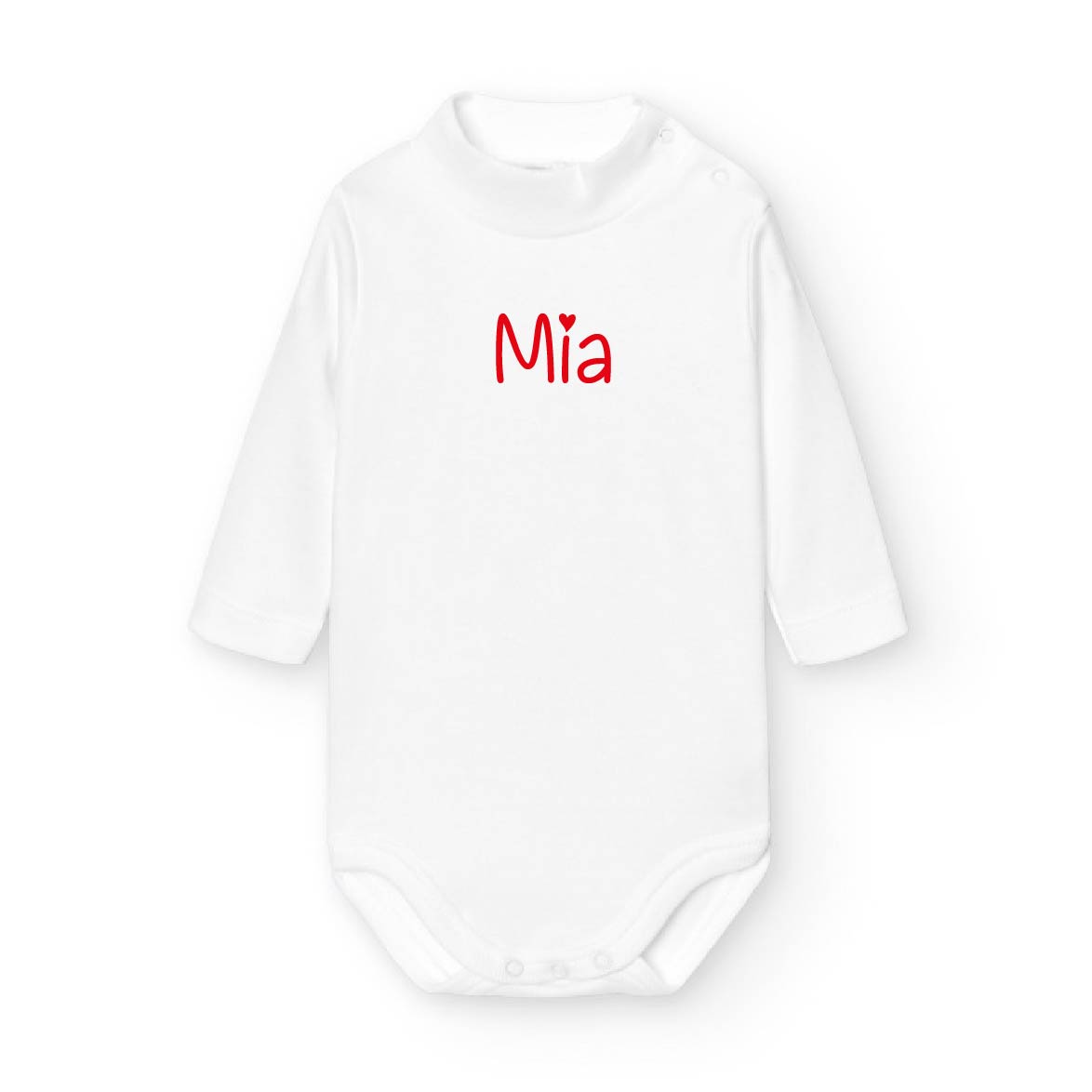 Body per Bambini con collo alto Bianco - Be Brave Boutique