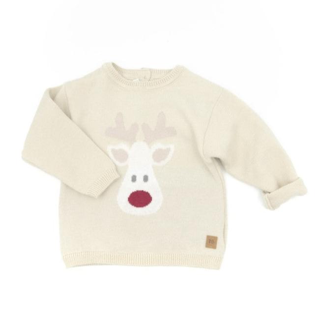 Maglia Natale Bamboom Rosa/Sabbia - Be Brave Boutique