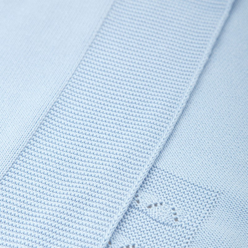 Copertina in Maglia Fine – Punto Silencio - Be Brave Boutique