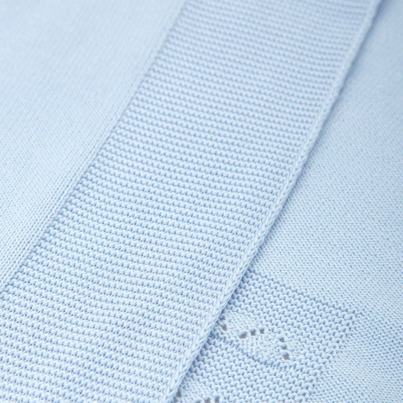 Copertina in Maglia Fine – Punto Silencio - Be Brave Boutique