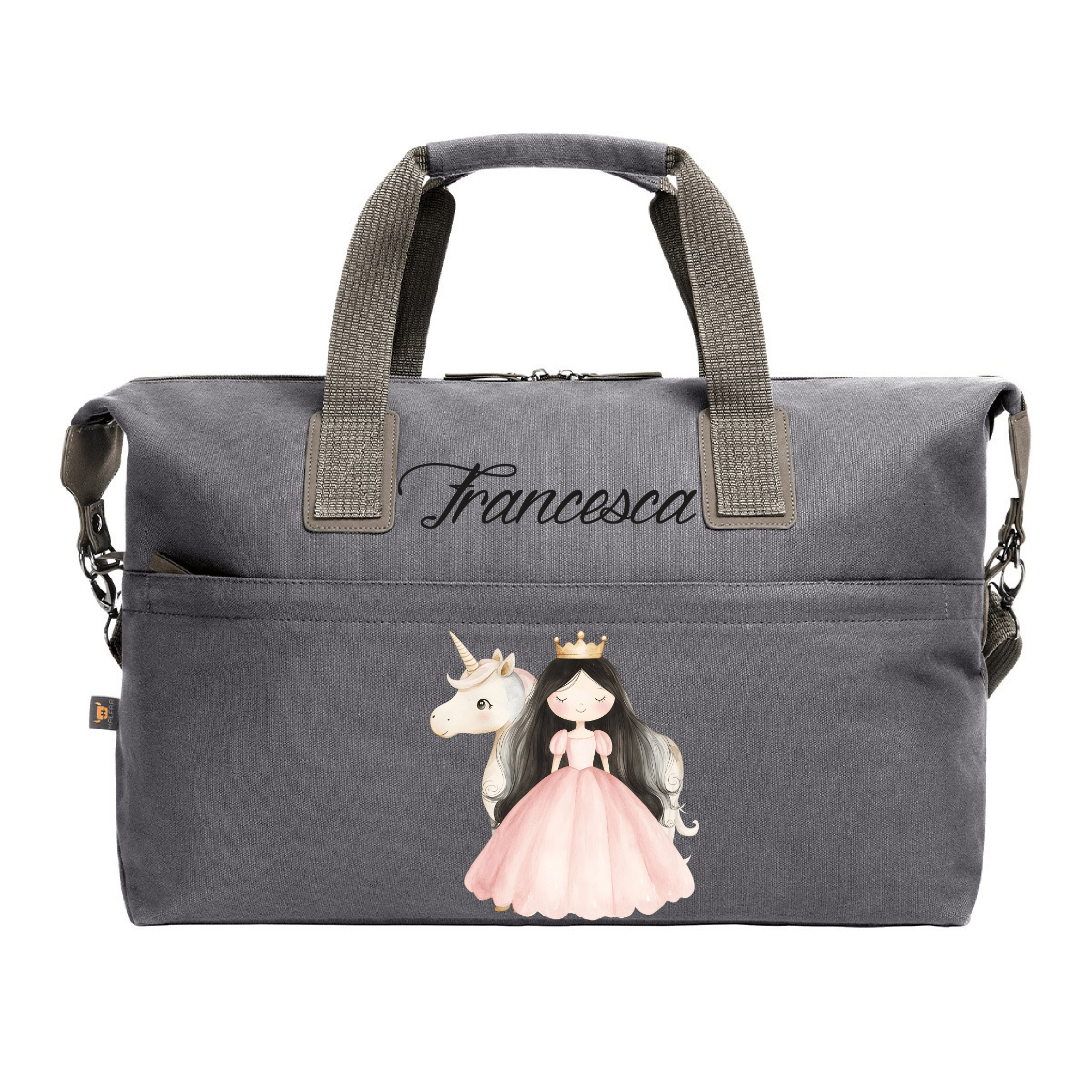 Borsone medio personalizzabile Principessa Mora - Be Brave Boutique
