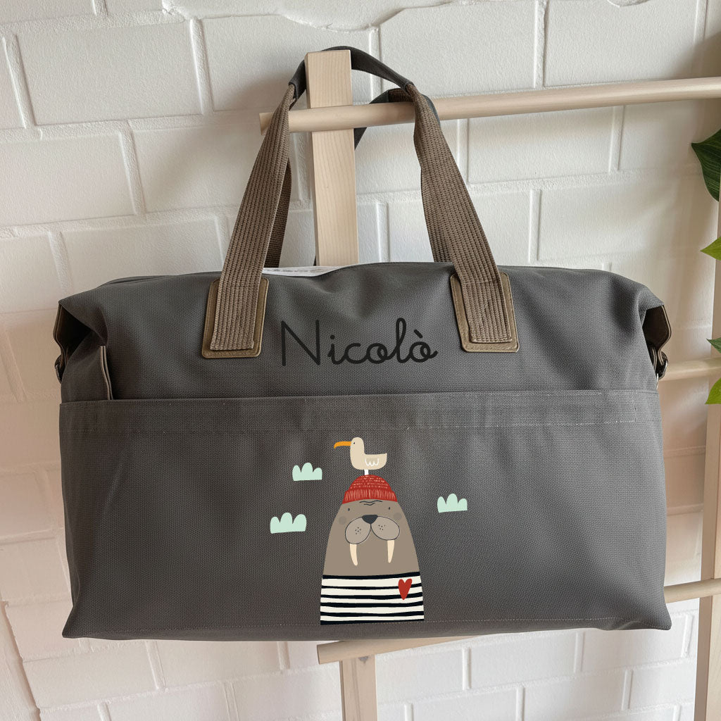 Borsone medio in Cotone Tricheco personalizzabile