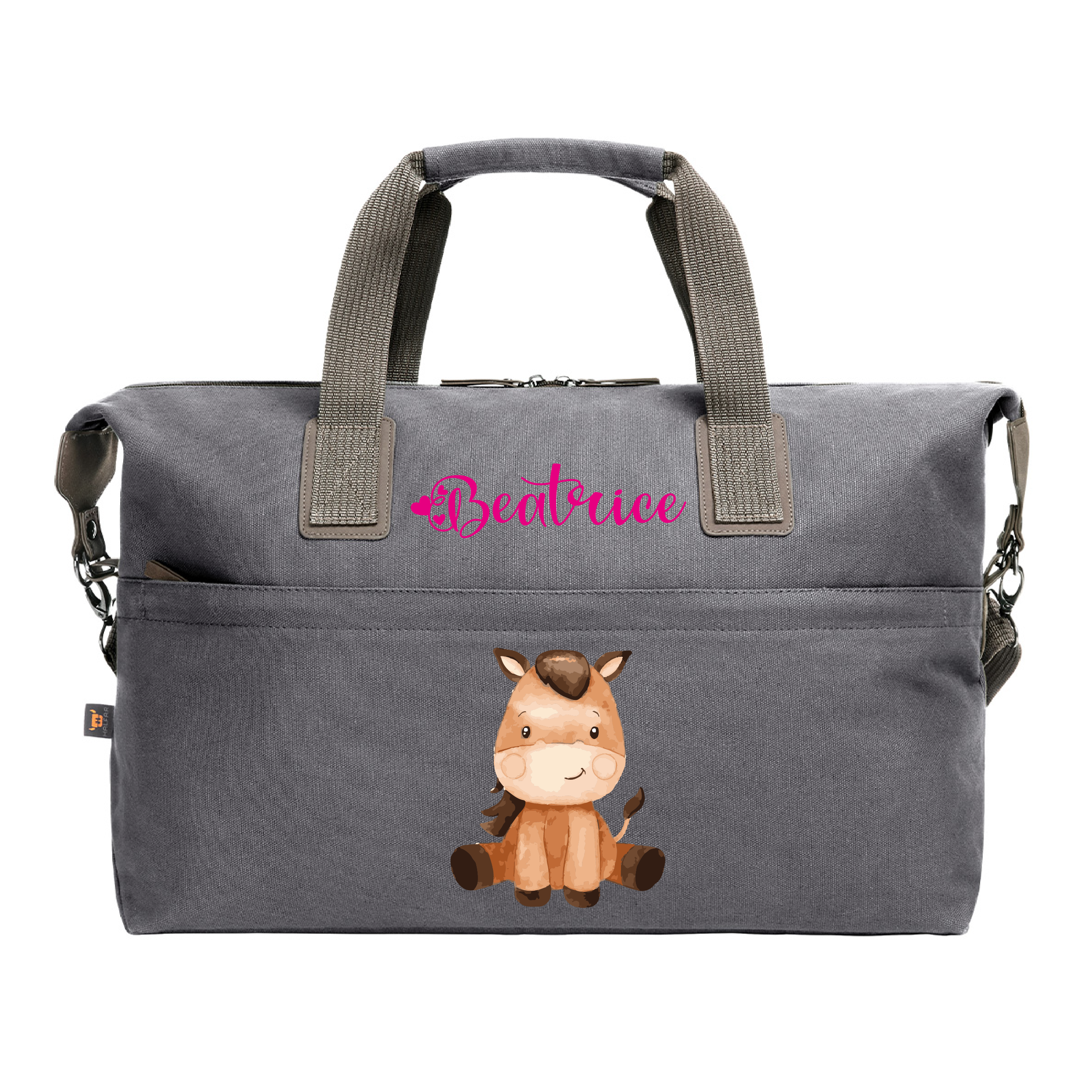 Borsone medio personalizzabile Baby Horse - Be Brave Boutique