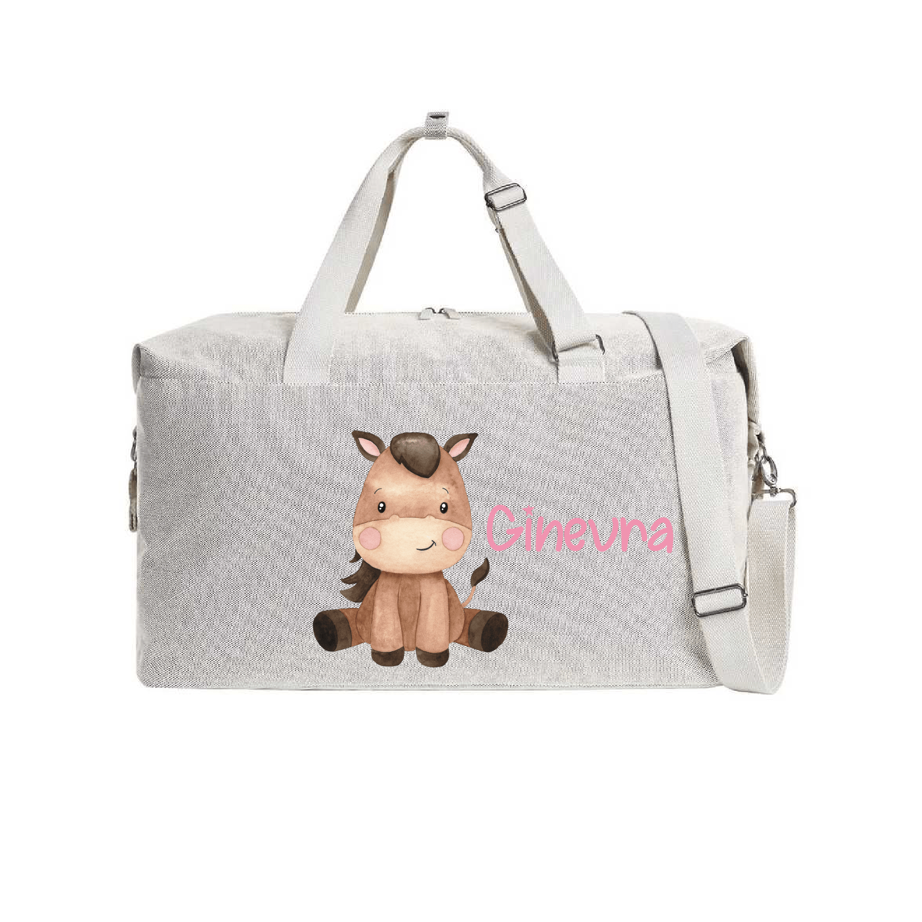 Borsone modello “Mommy” Beige Baby Horse - Be Brave Boutique