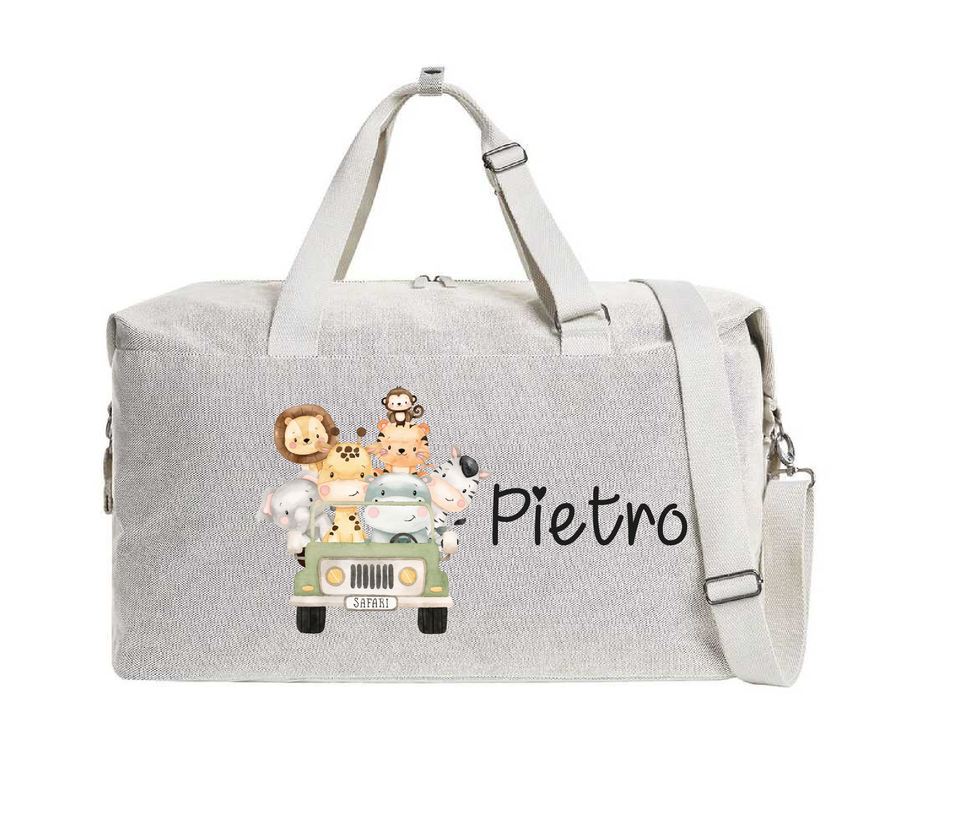 Borsone modello “Mommy” Beige Safari Verde - Be Brave Boutique