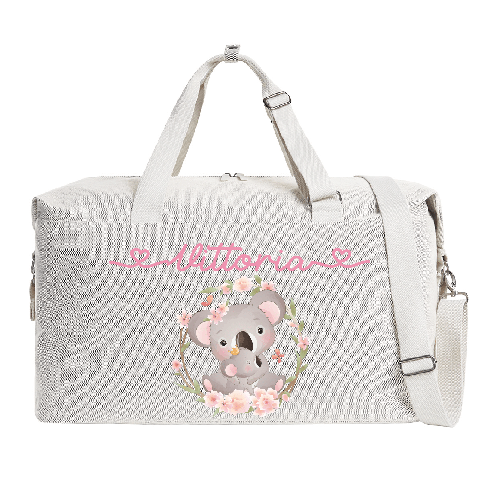 Borsone modello “Mommy” Beige Koala Mamma - Be Brave Boutique