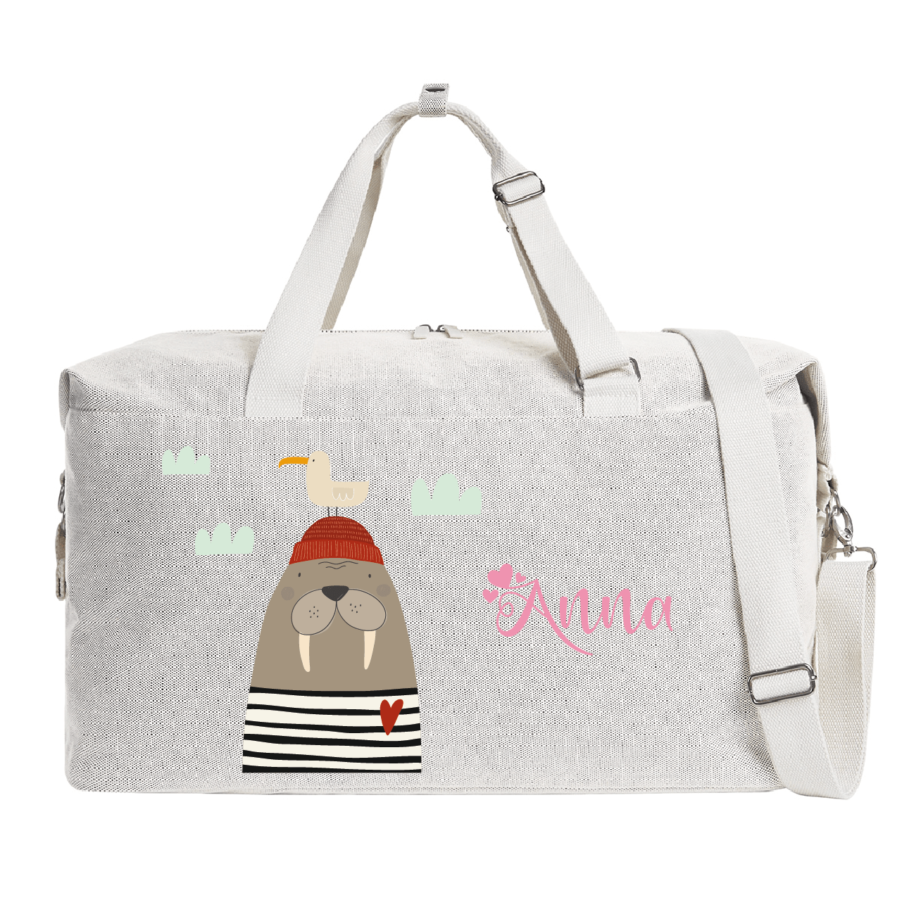 Borsone modello “Mommy” Beige Tricheco - Be Brave Boutique