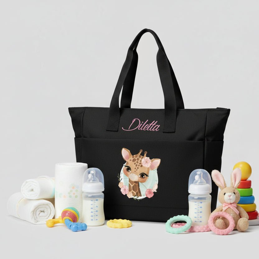 Borsa Mamma EasyMum – pratica, leggera e sempre con te Giraffa - Be Brave Boutique