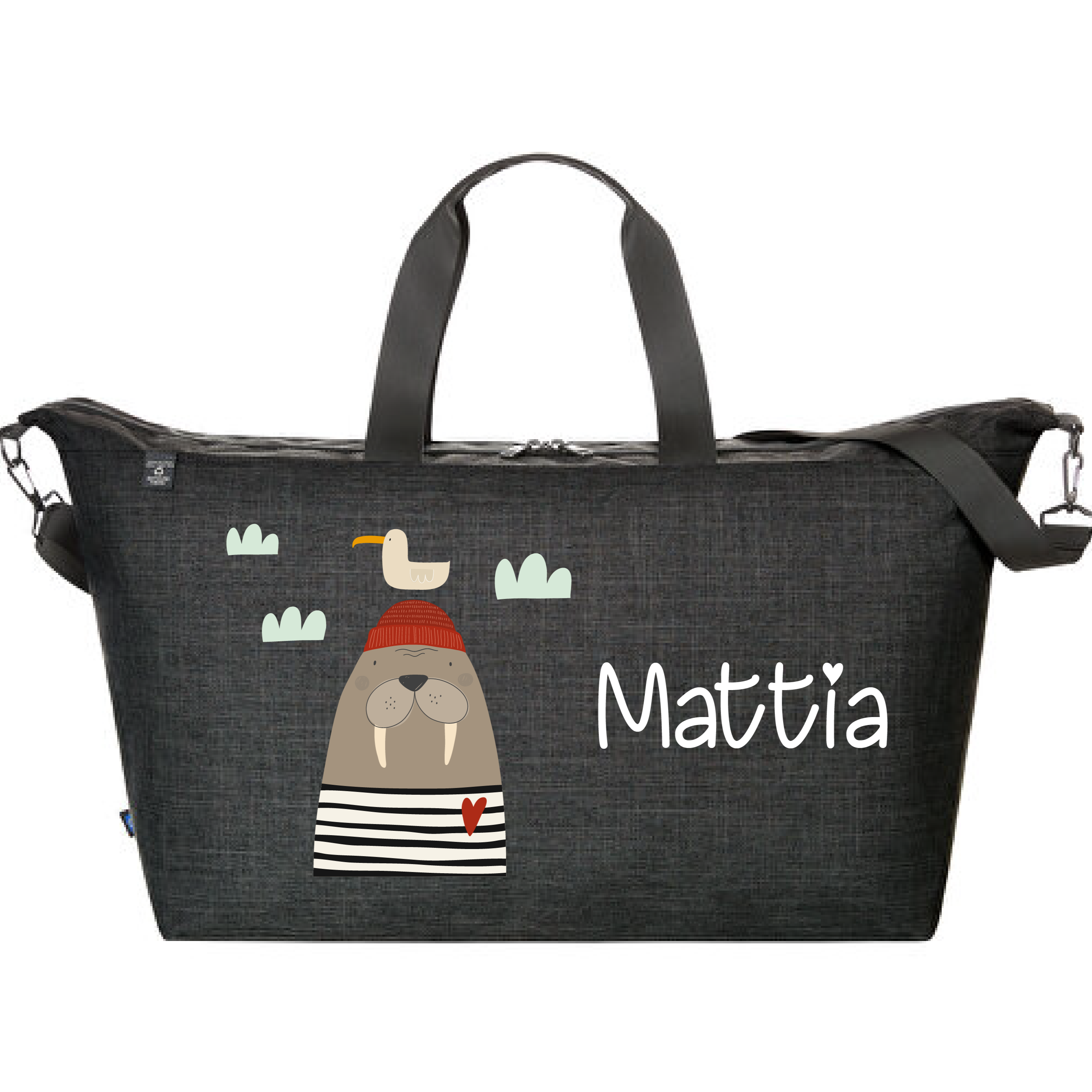 Borsone modello Family adatto al parto Tricheco - Be Brave Boutique