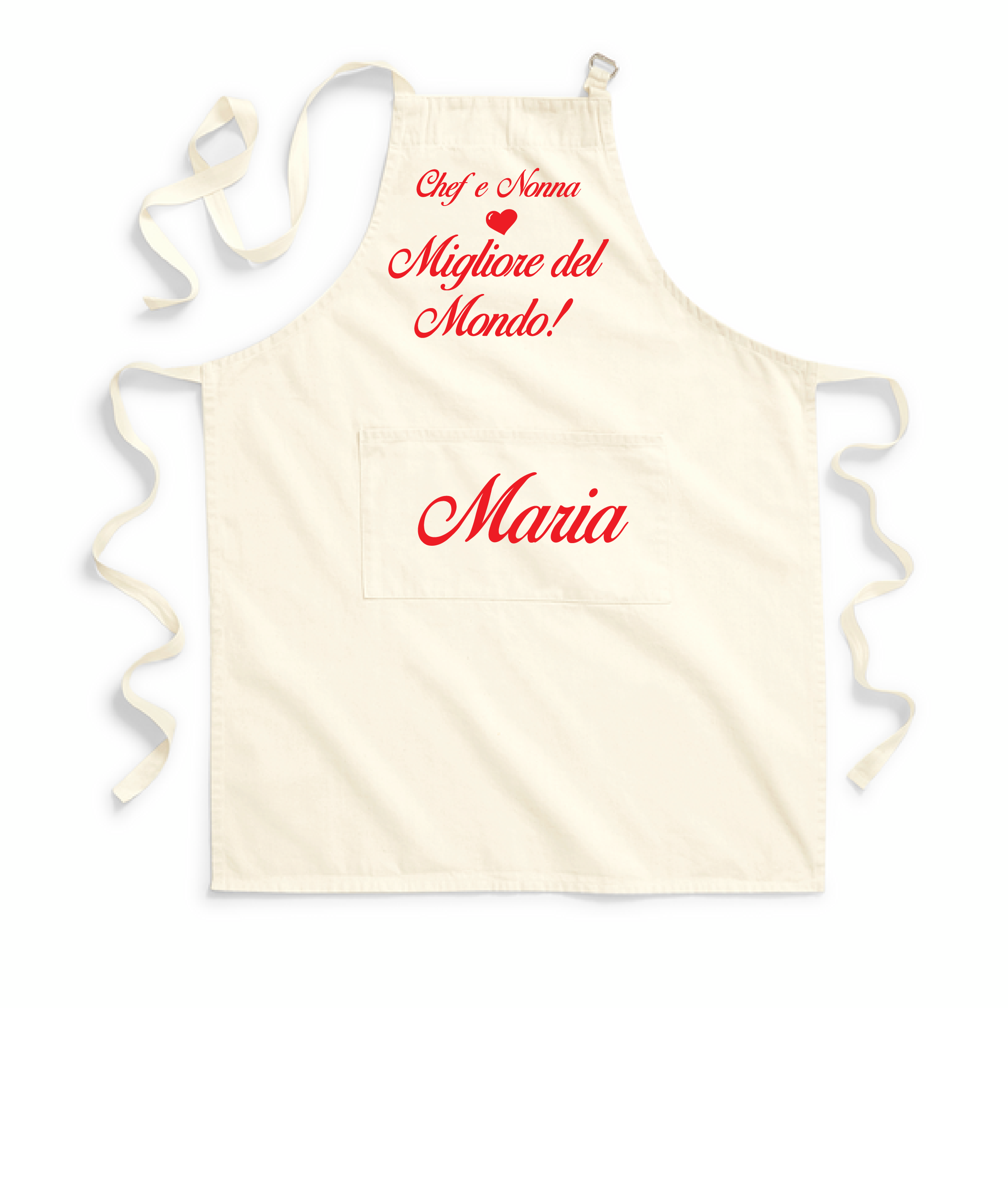 Grembiule chef in 100% cotone Personalizzabile Per Adulti - Be Brave Boutique