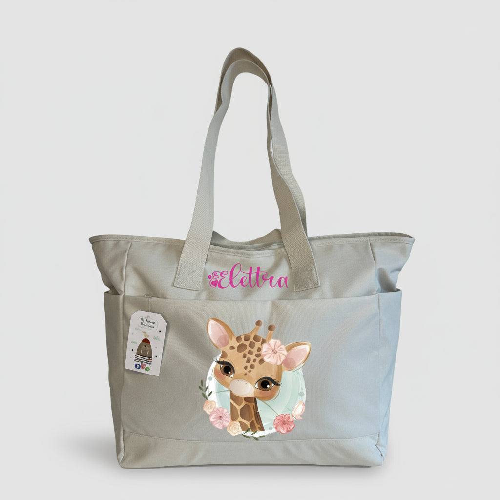 Borsa Mamma EasyMum – pratica, leggera e sempre con te Giraffa - Be Brave Boutique
