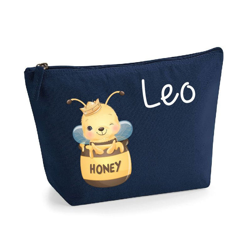 Pochette in cotone organico personalizzabile Ape Honey - Be Brave Boutique