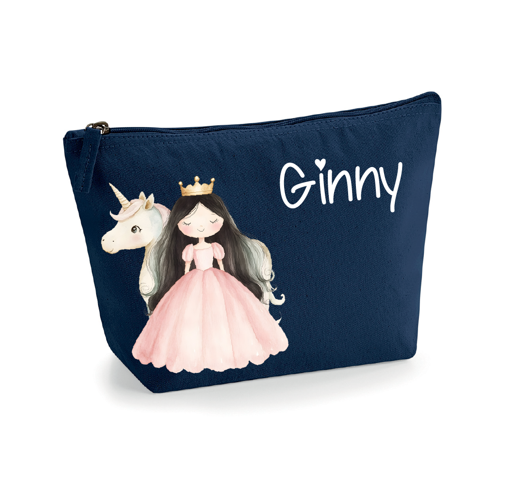 Pochette in cotone organico personalizzabile Principessa Mora - Be Brave Boutique