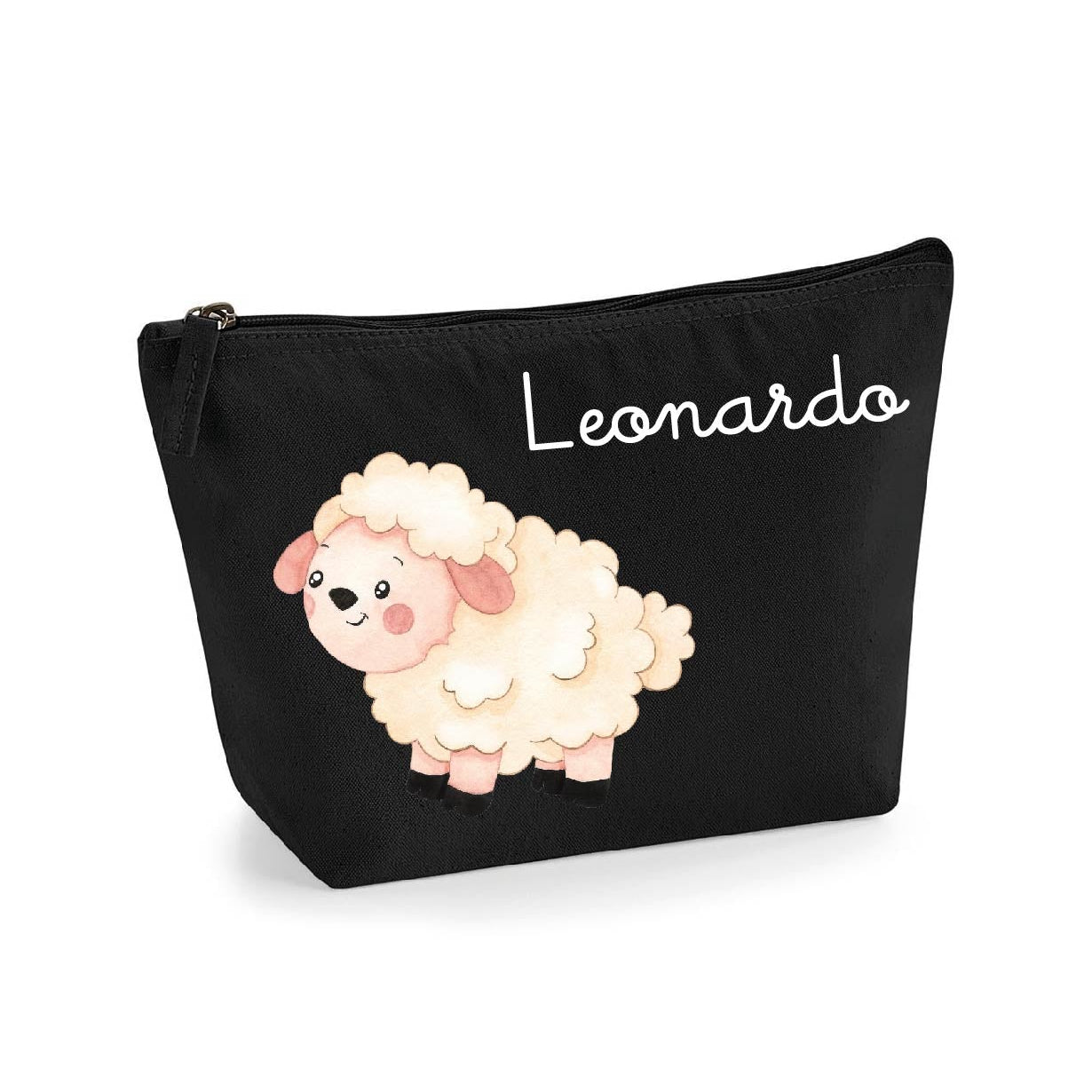 Pochette in cotone organico personalizzabile Pecorella - Be Brave Boutique