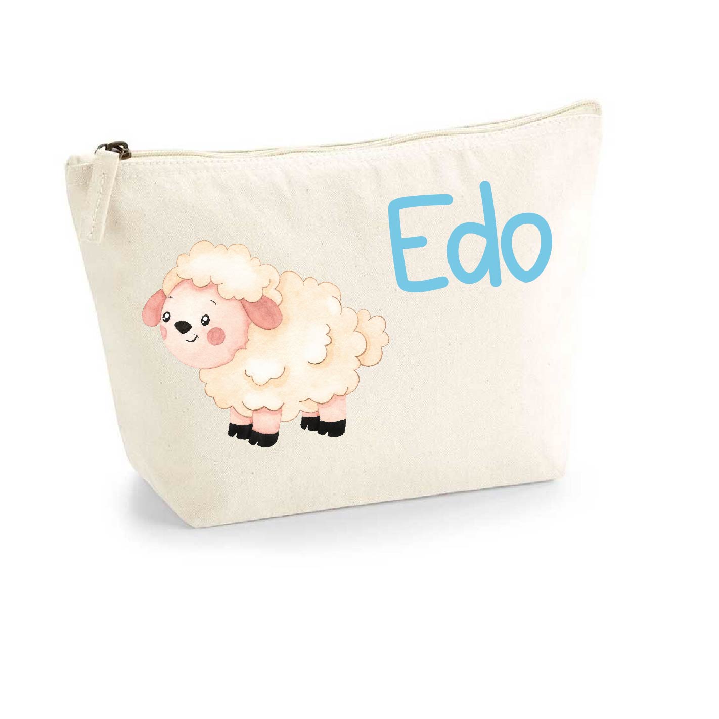 Pochette in cotone organico personalizzabile Pecorella - Be Brave Boutique