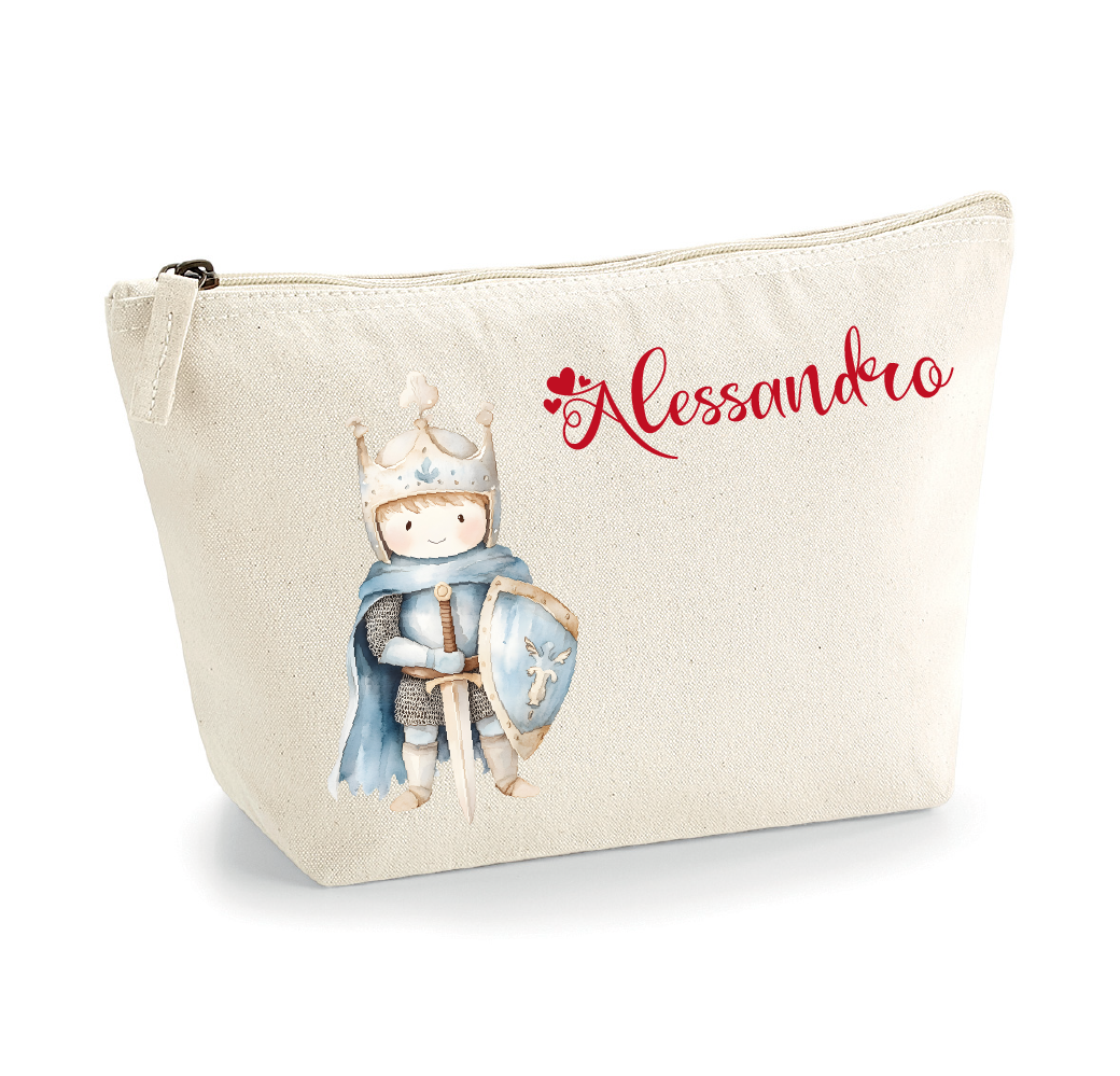 Pochette in cotone organico personalizzabile Principe - Be Brave Boutique