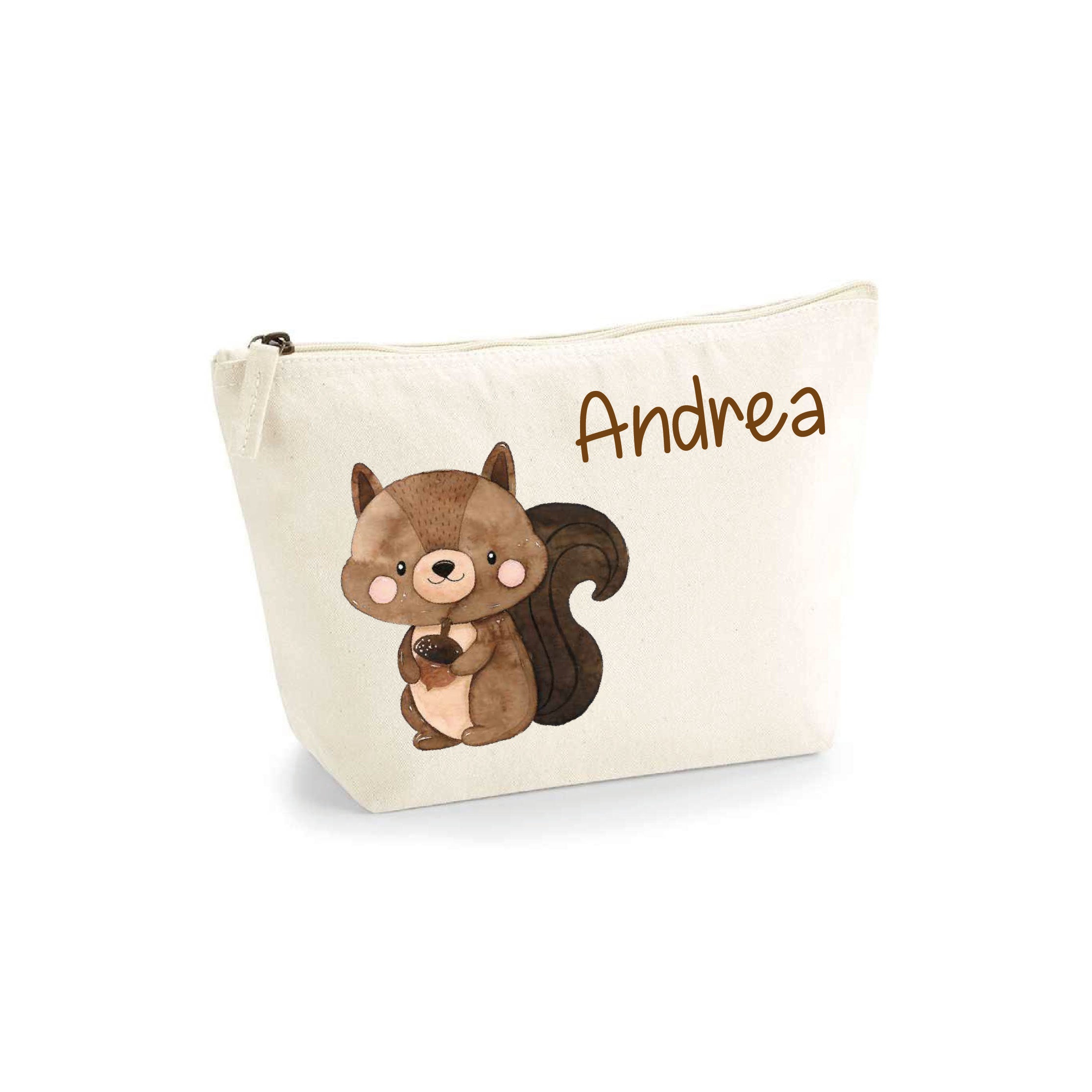 Pochette Neonato Personalizzata con Nome – Beauty Bambino Scoiattolo