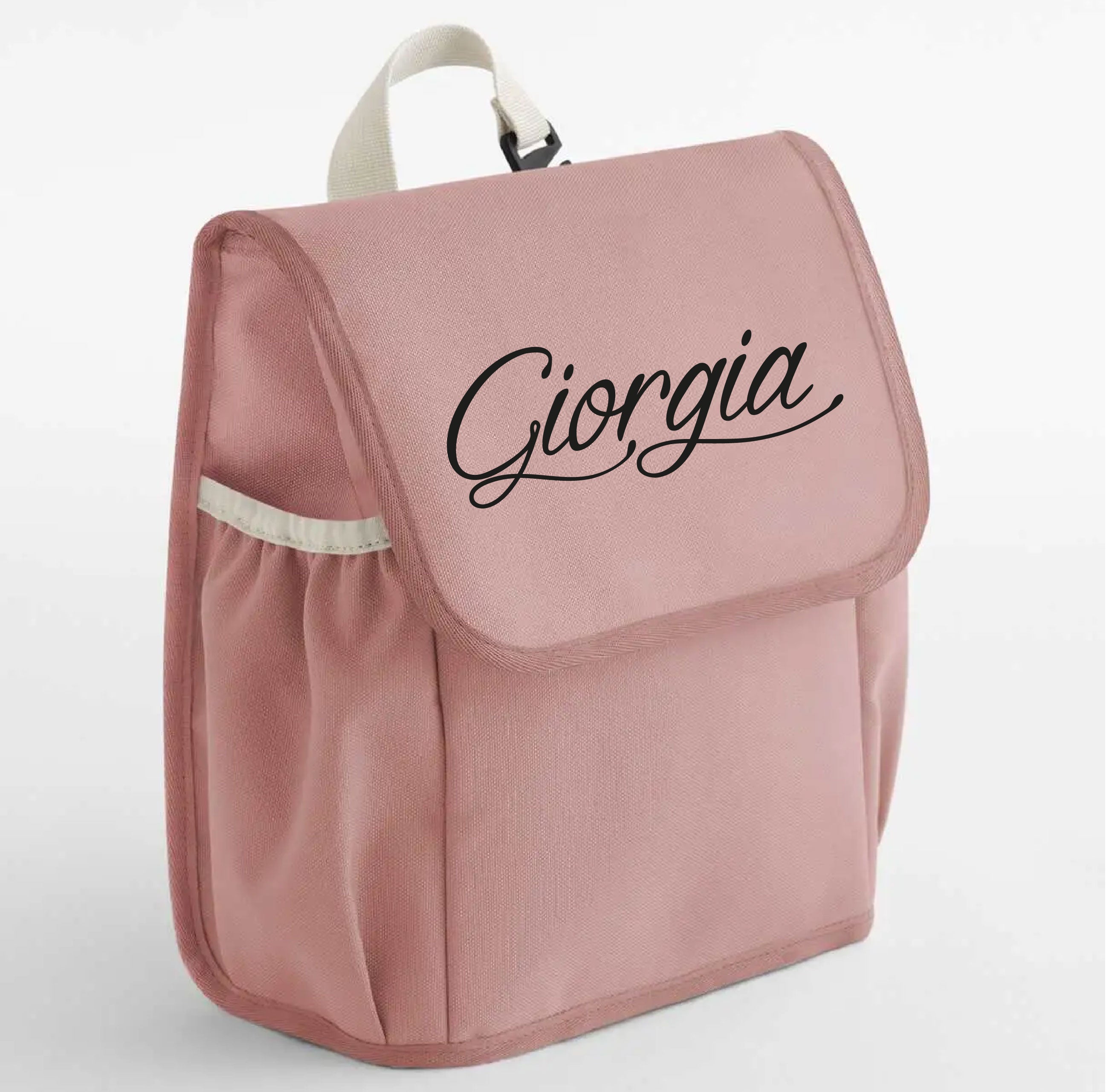 Porta Merenda per Bambini/Ragazzi personalizzabile con tasche laterali