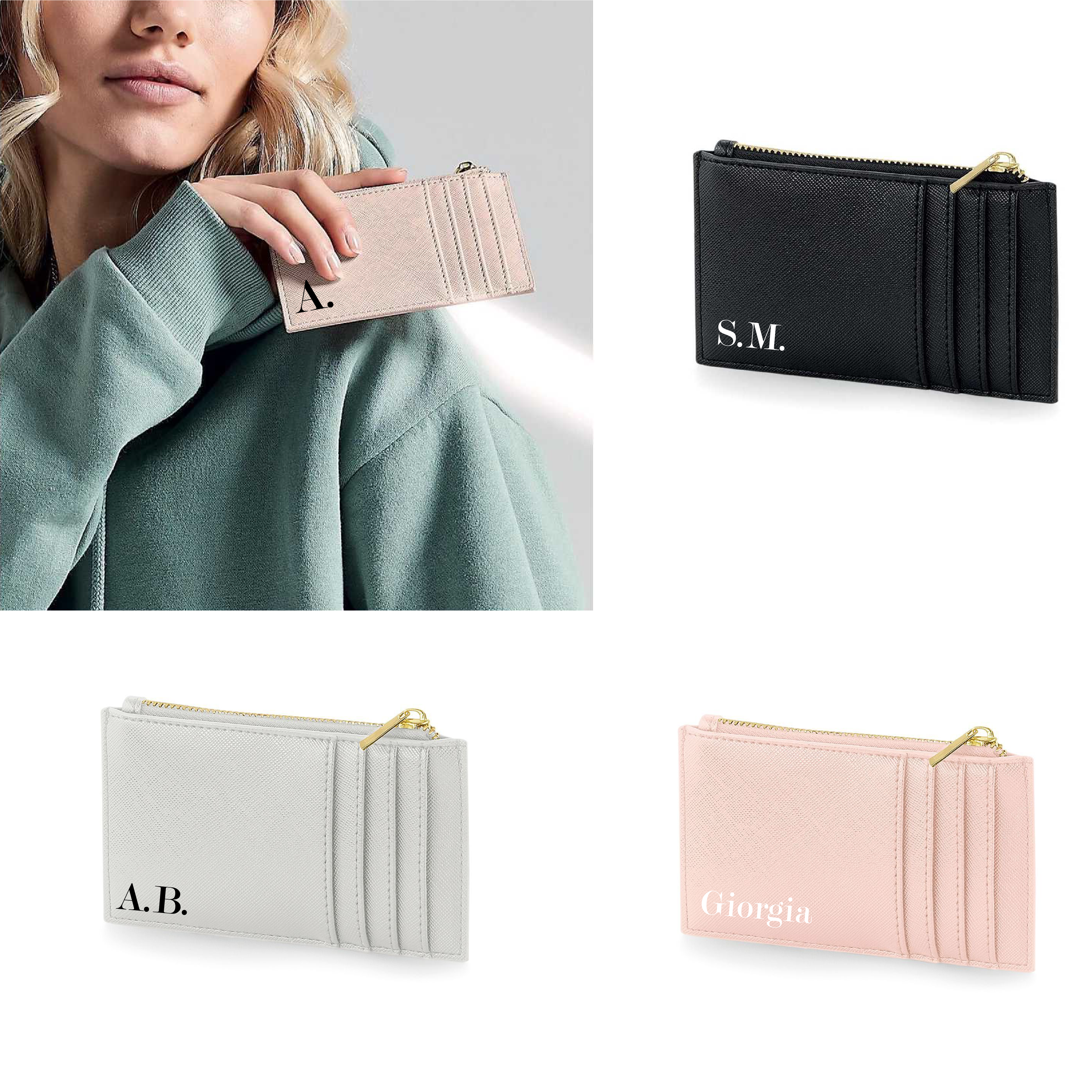 Porta carte di credito personalizzabile - Be Brave Boutique