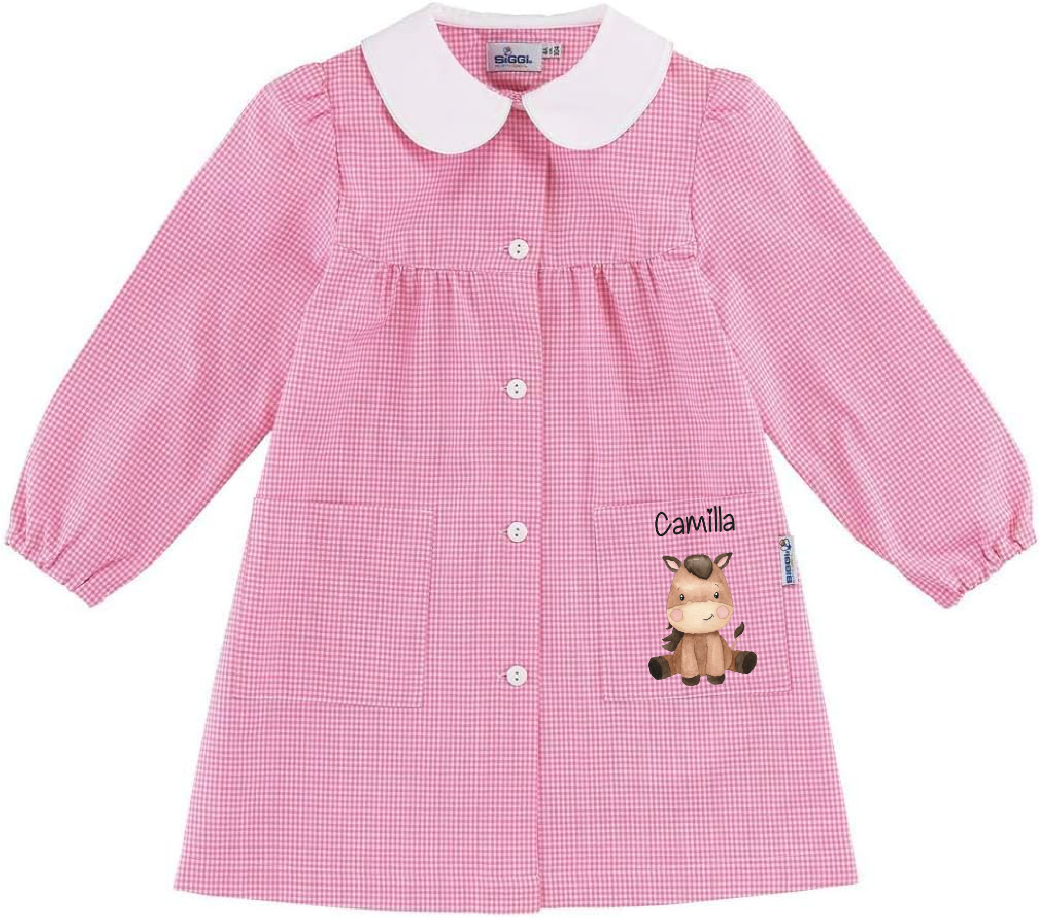 Grembiule Siggi Personalizzabile con nome e Baby Horse - Be Brave Boutique