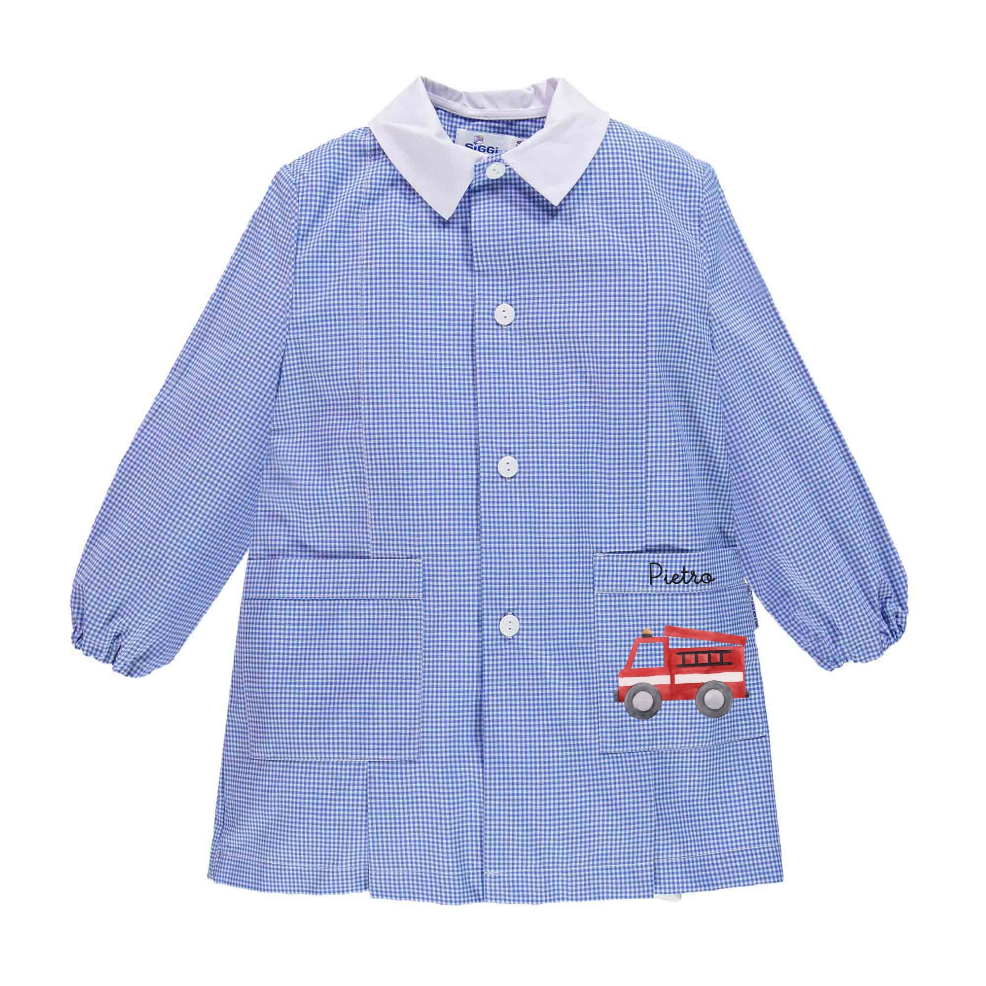 Grembiule Siggi Personalizzabile con nome e Pompieri - Be Brave Boutique