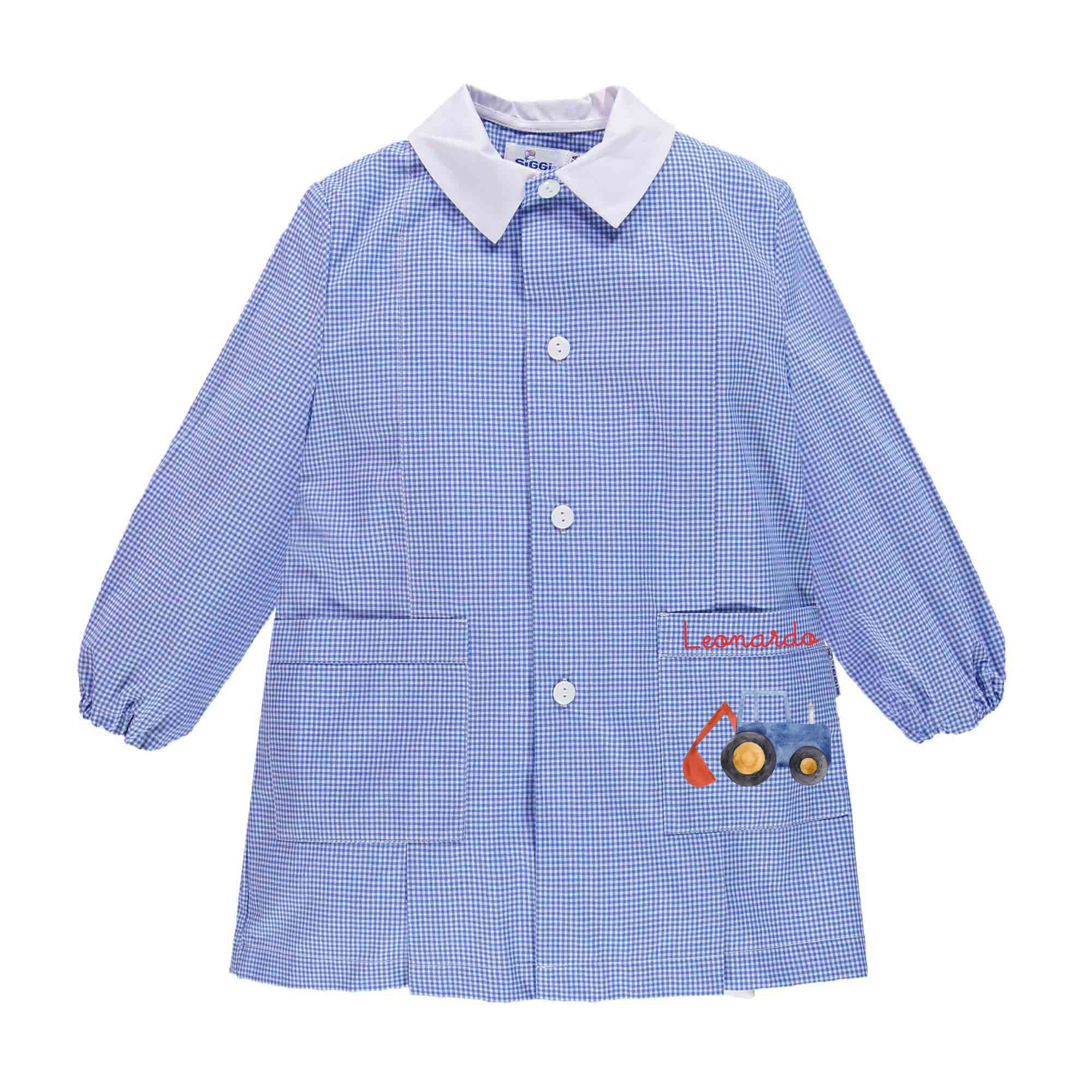 Grembiule Siggi Personalizzabile con nome e Trattore - Be Brave Boutique