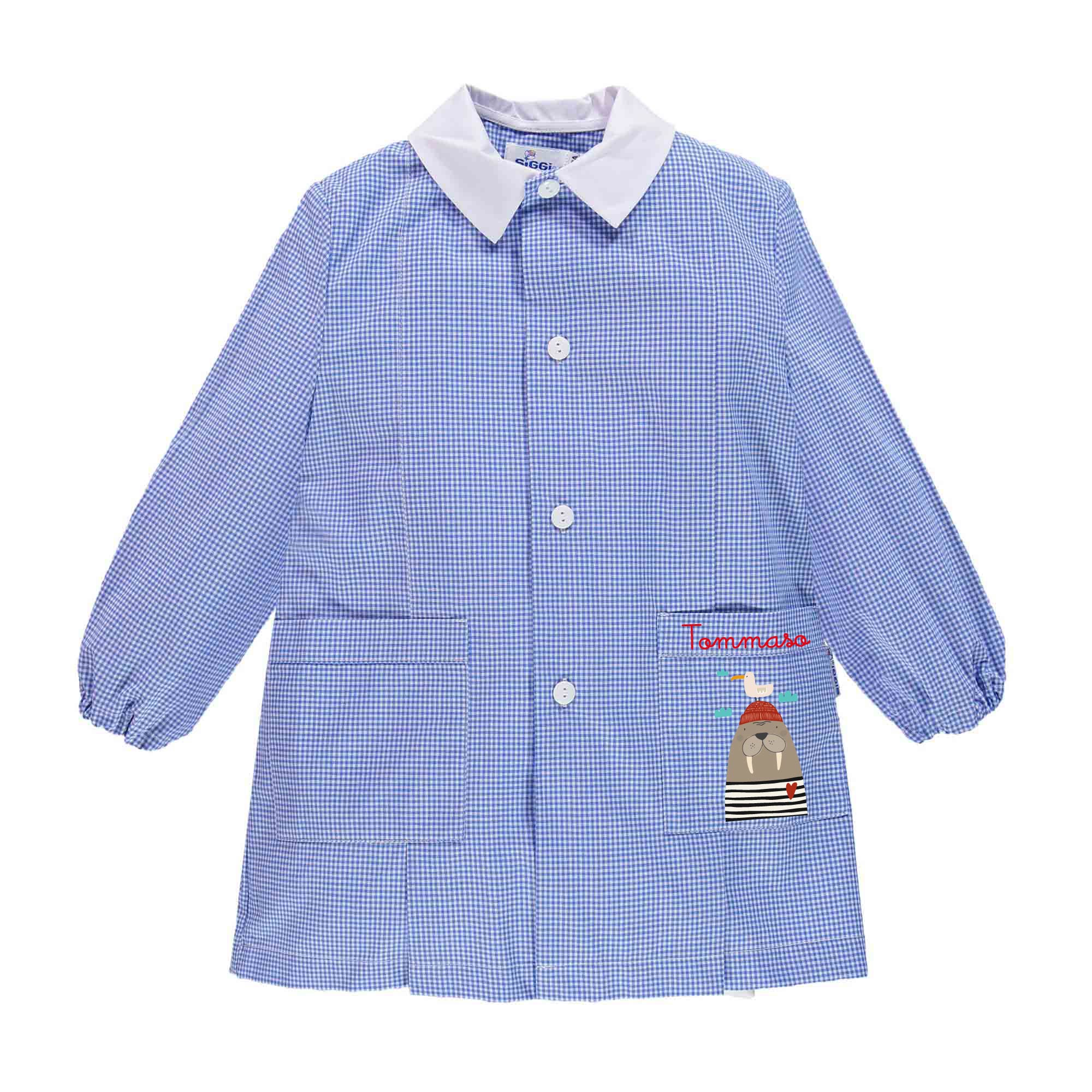 Grembiule Siggi Personalizzabile con nome e Tricheco - Be Brave Boutique