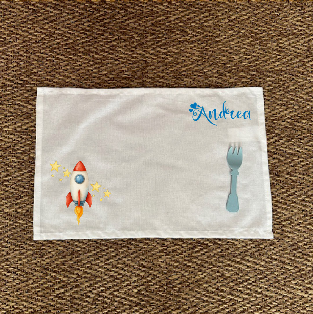 Tovaglietta pranzo Razzo - Be Brave Boutique