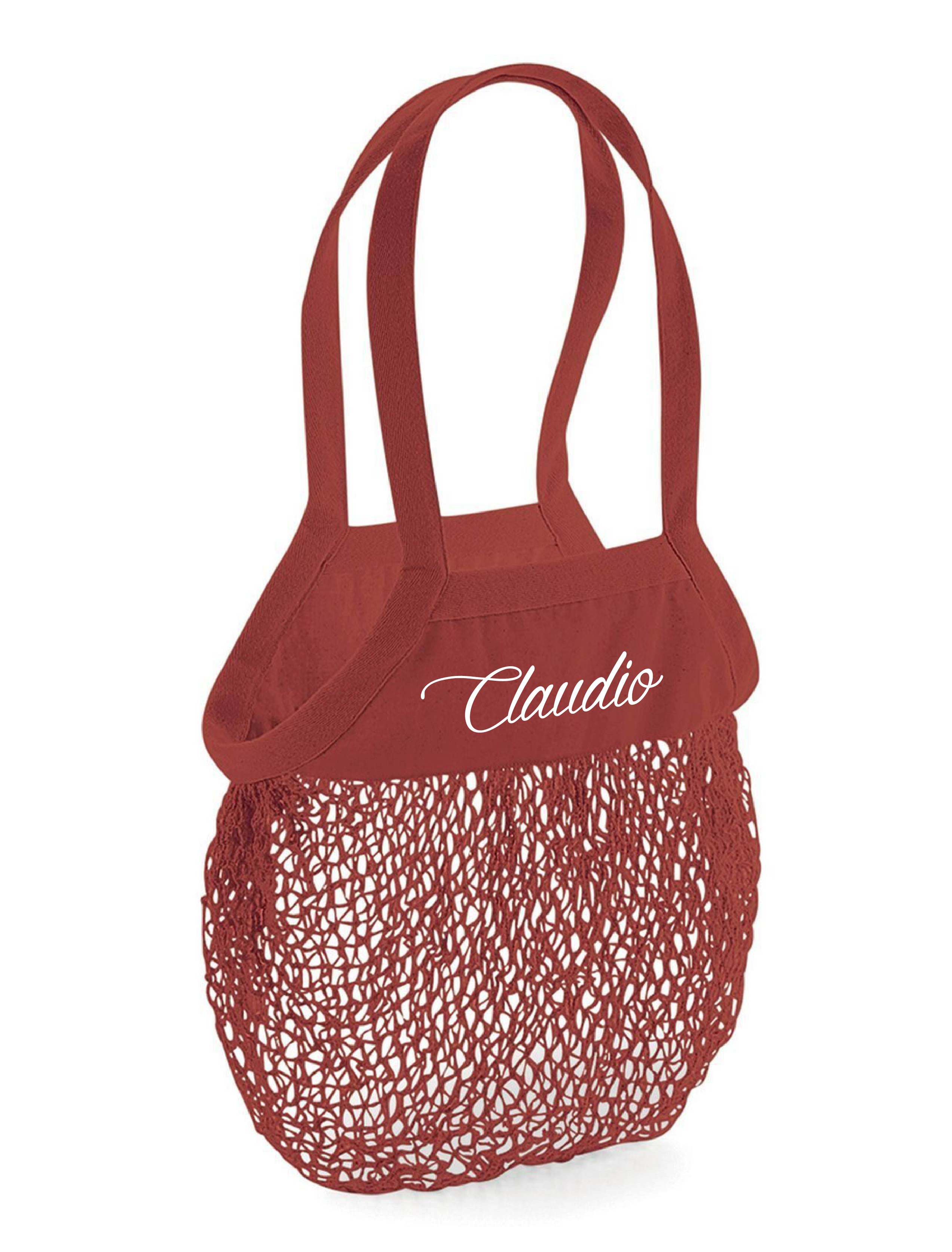 Borsa porta giochi da spiaggia in cotone organico personalizzabile - Be Brave Boutique