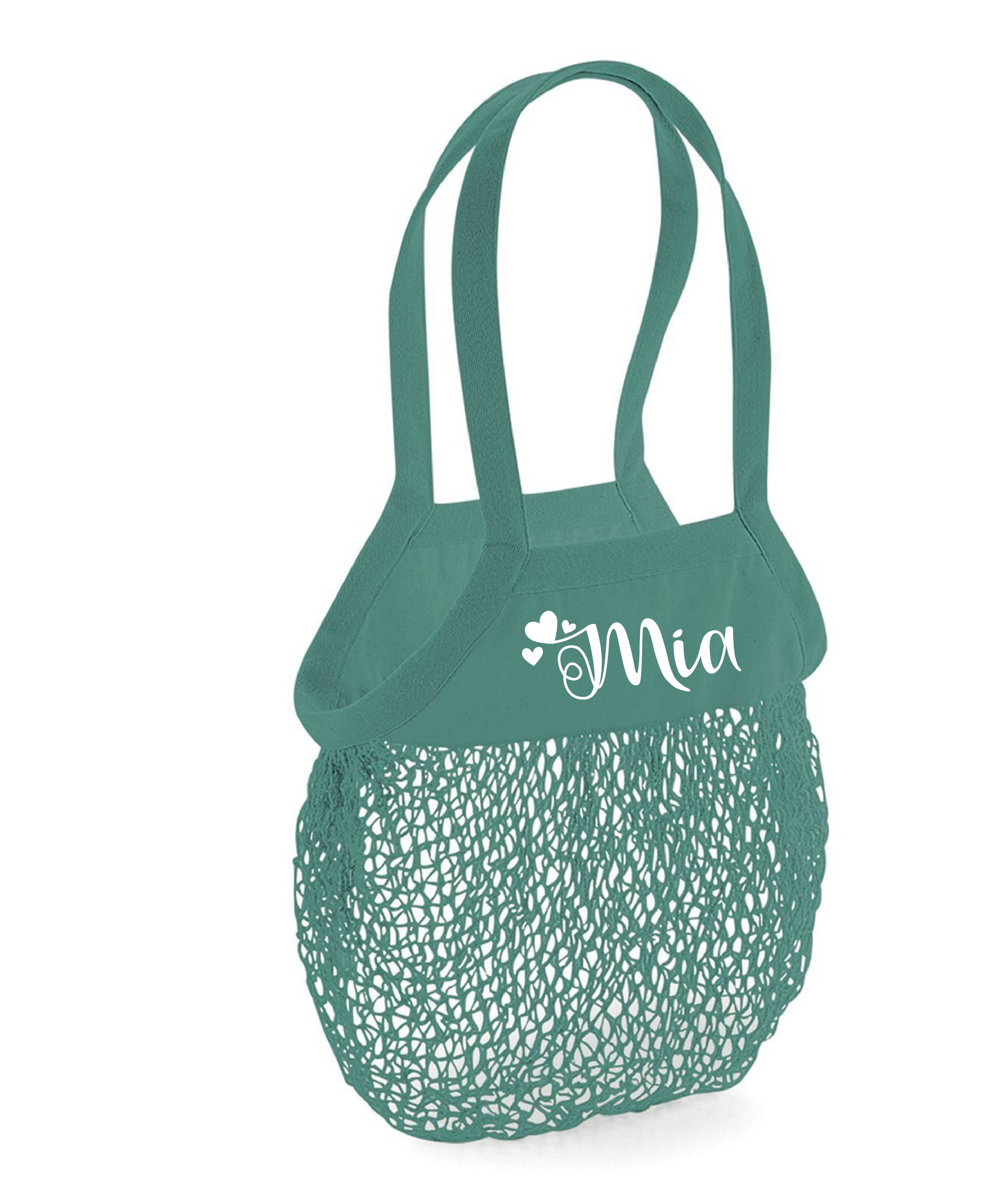 Borsa porta giochi da spiaggia in cotone organico personalizzabile - Be Brave Boutique