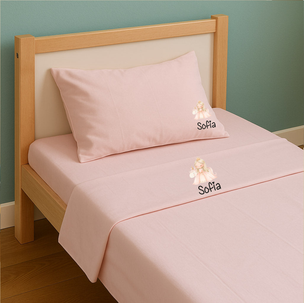 Lenzuolo personalizzabile per Asilo Sotto con ang. sopra e Federa - Be Brave Boutique