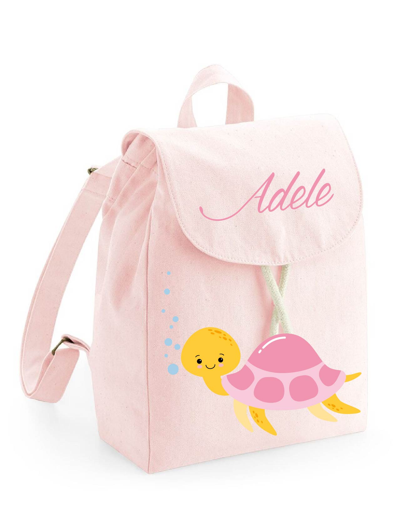 Mini Zaino in cotone Tartaruga Marina - Be Brave Boutique