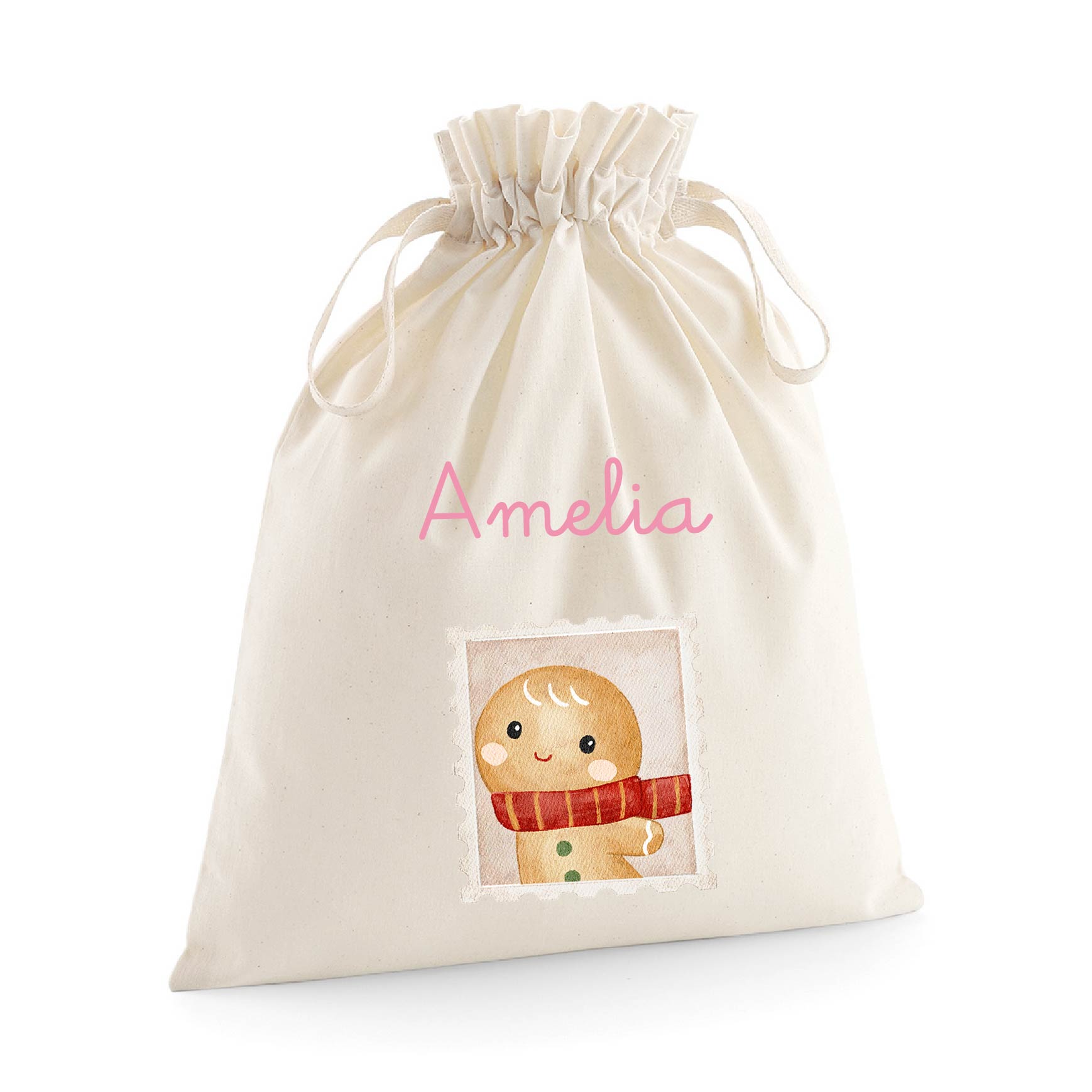 Sacchetto porta regali Natale personalizzato - Be Brave Boutique