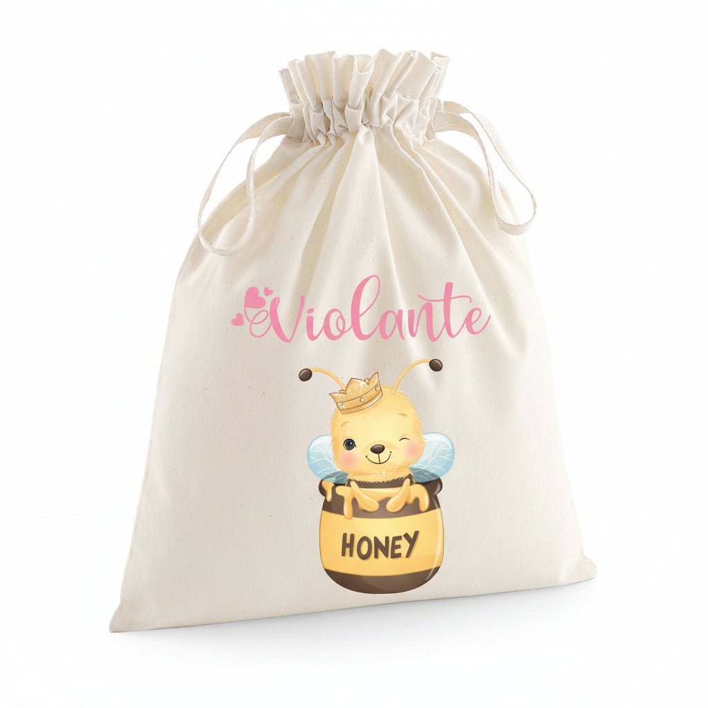 Sacchetti primi cambi personalizzabili Ape Honey - Be Brave Boutique