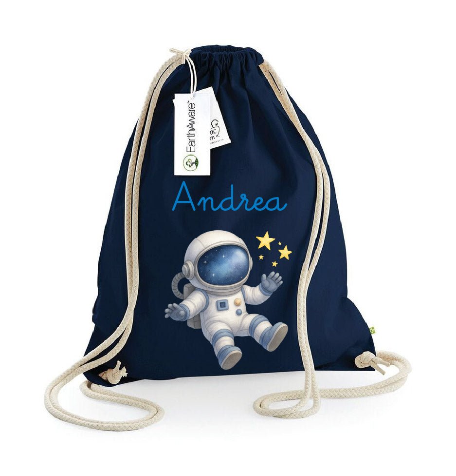 Zaino a sacca in cotone pesante Astronauta - Be Brave Boutique