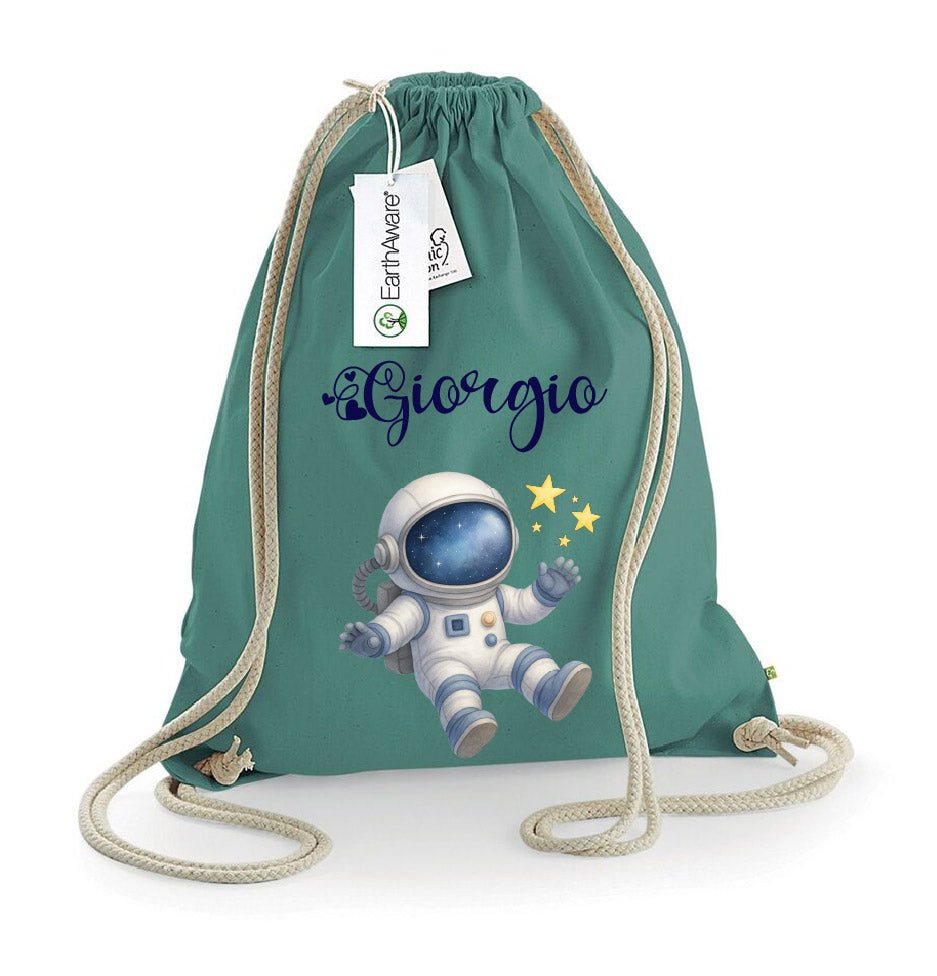 Zaino a sacca in cotone pesante Astronauta - Be Brave Boutique