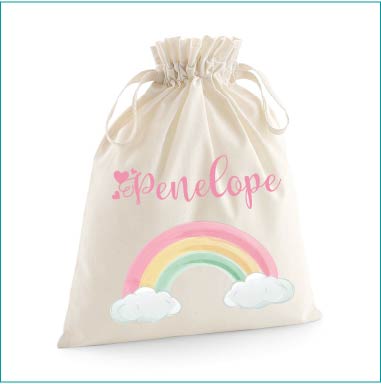 Sacchetti primi cambi/Organizer personalizzabili Arcobaleno - Be Brave Boutique