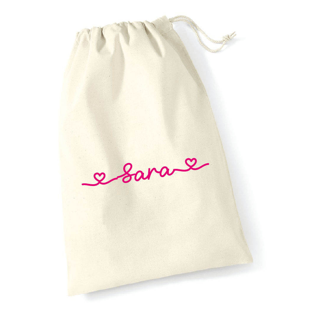 Sacca grande in cotone per cambi asilo - Be Brave Boutique