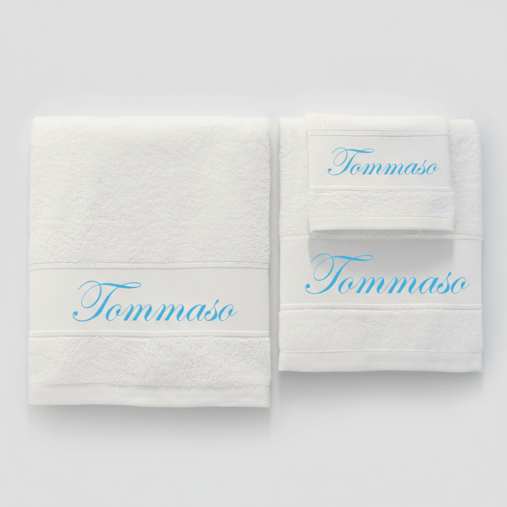 Set da 3 Asciugamani Personalizzabili con nome - Be Brave Boutique