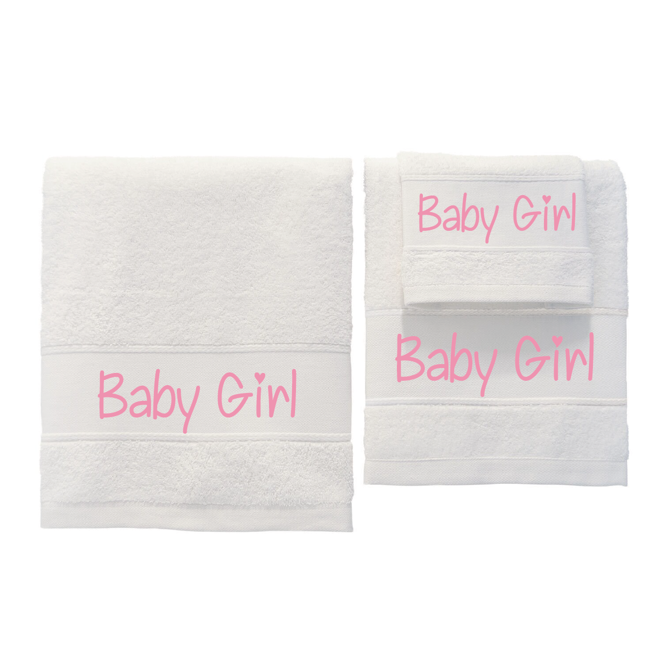 Set da 3 Asciugamani Personalizzabili con nome - Be Brave Boutique