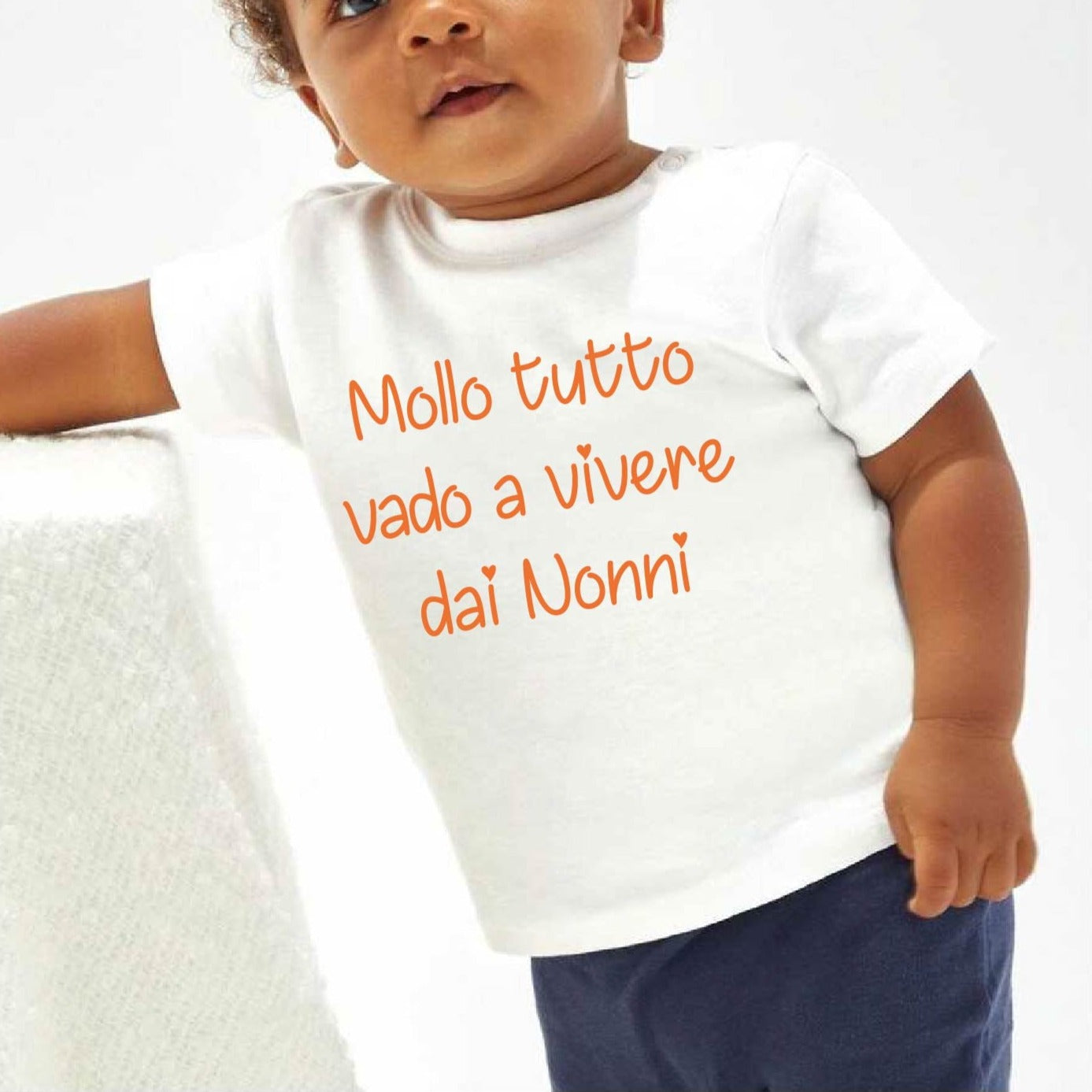 T shirt bambin* IN 100% Cotone Personalizzabile - Be Brave Boutique