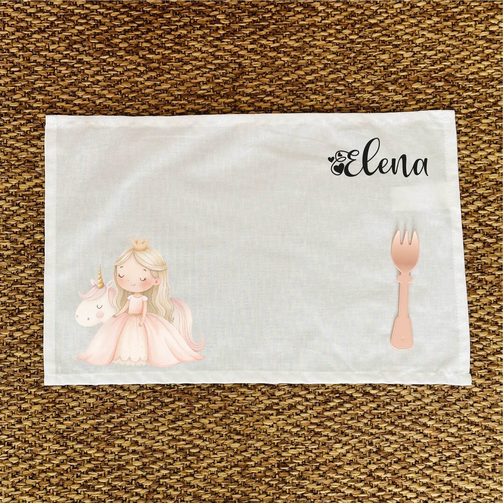 Tovaglietta pranzo Principessa Unicorno - Be Brave Boutique