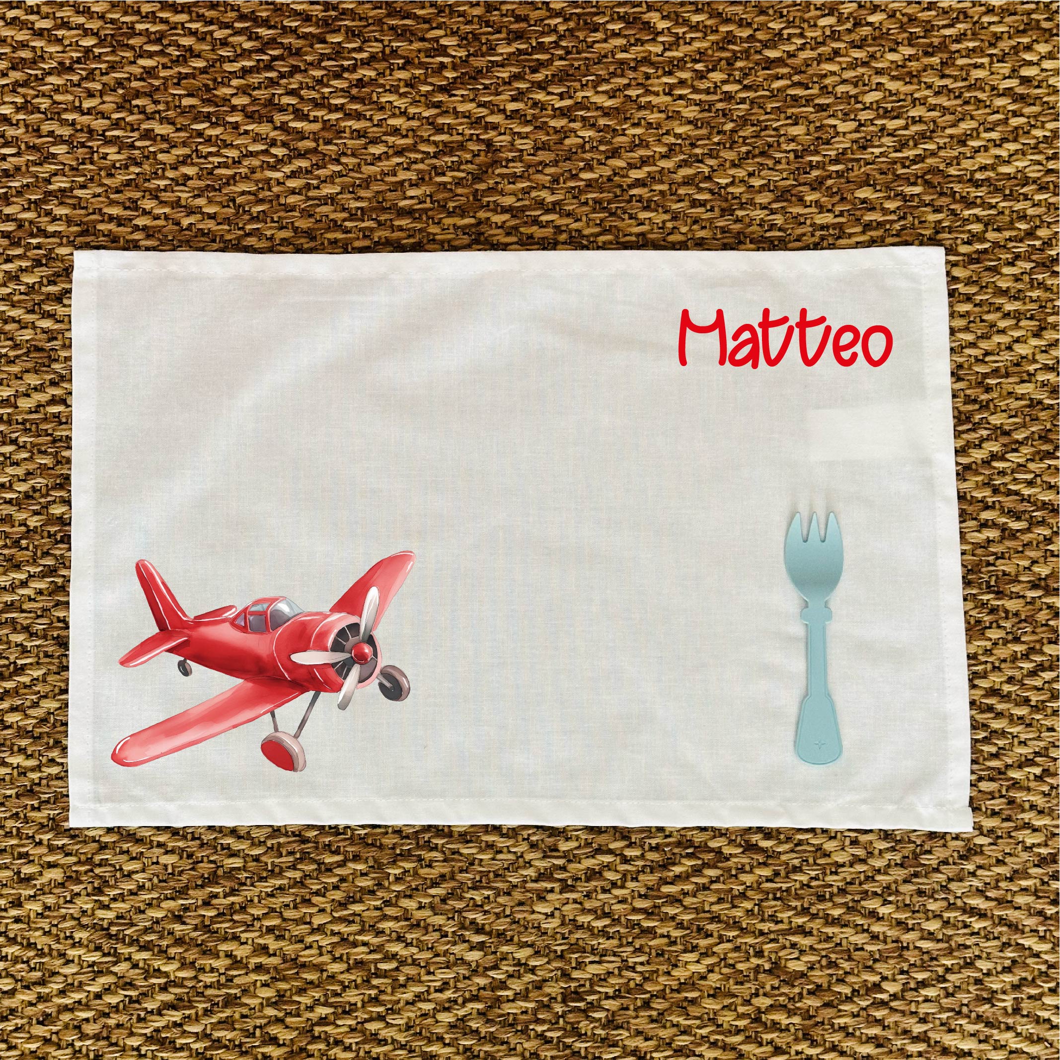 Tovaglietta pranzo Aereo - Be Brave Boutique