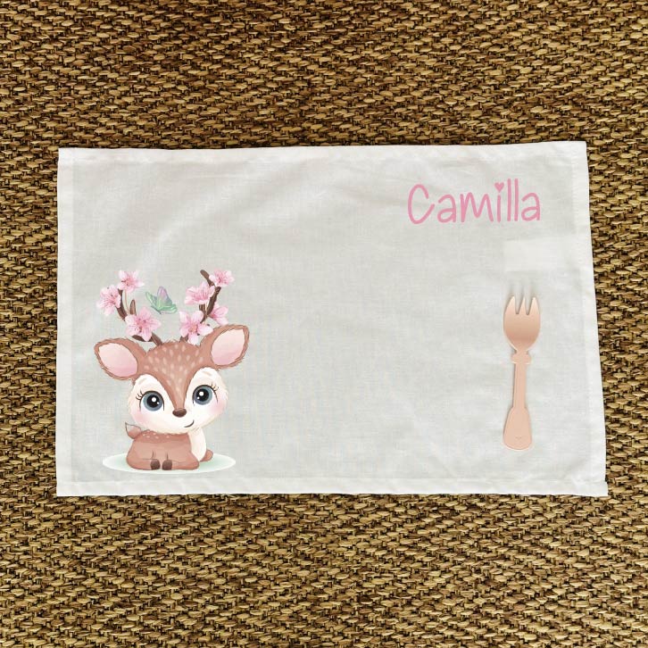 Tovaglietta pranzo Personalizzabile con nome - Be Brave Boutique